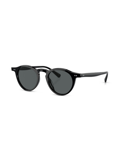 Oliver Peoples square-cut round-frame sunglasses outlook