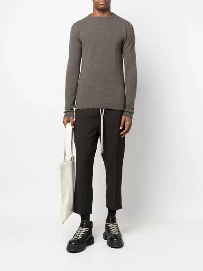 Rick Owens crew neck knitted jumper outlook