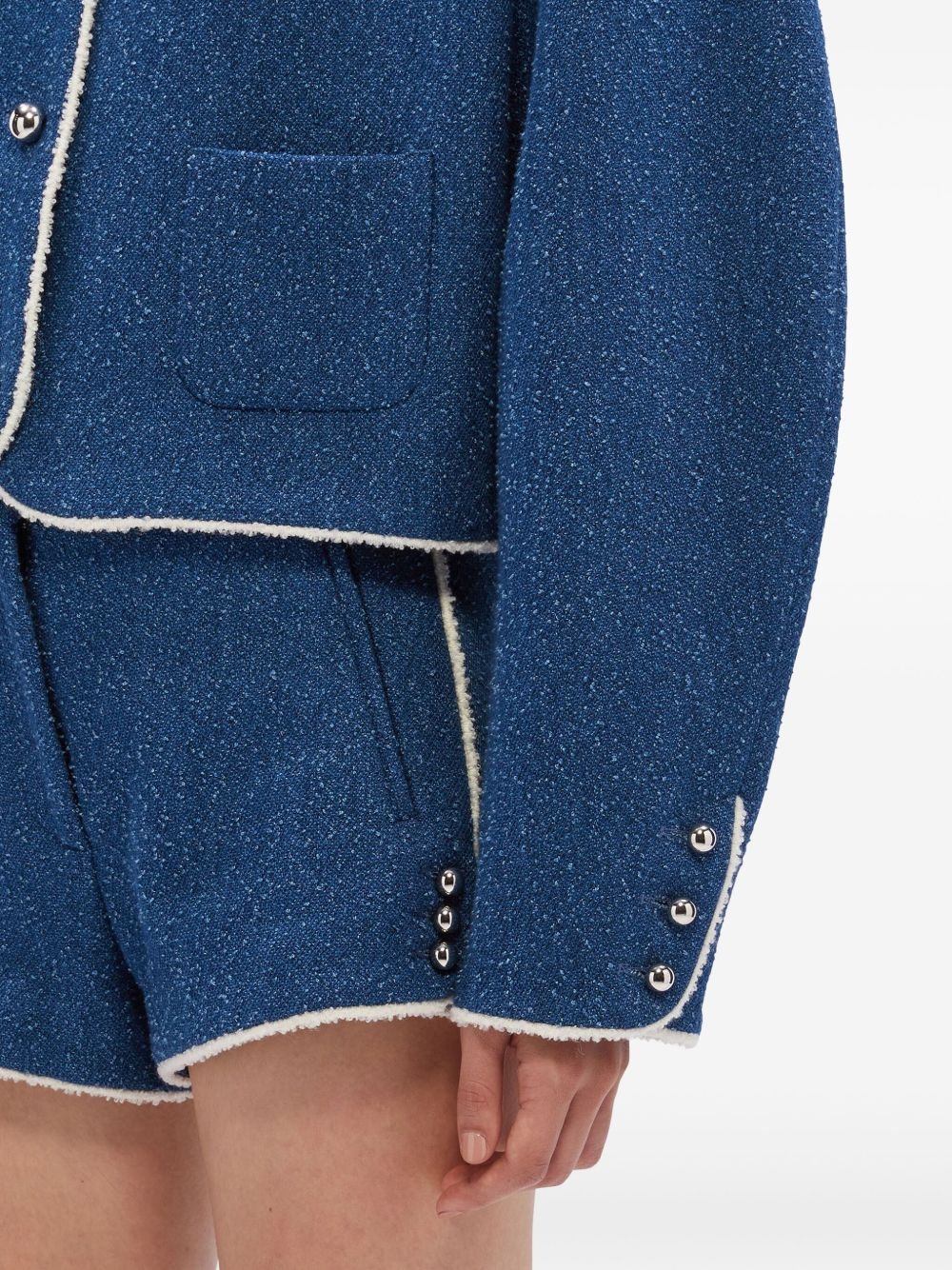 contrast-trim jacket - 5