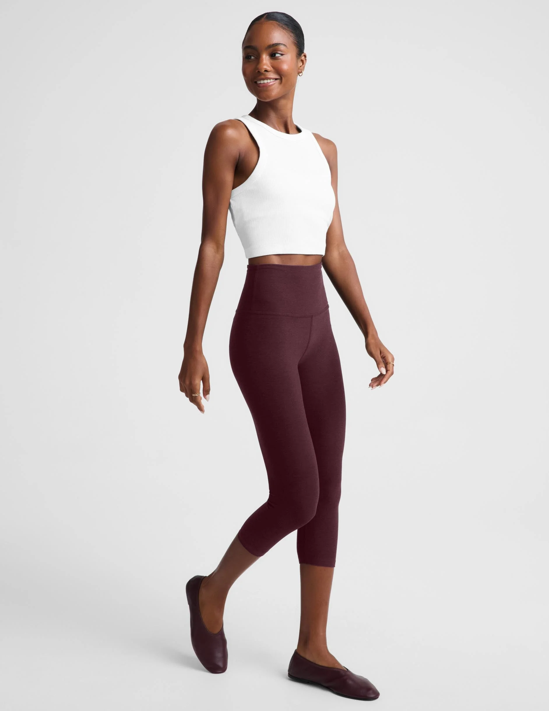 Spacedye™ Walk And Talk High Waisted Capri Legging 20.5" - 1