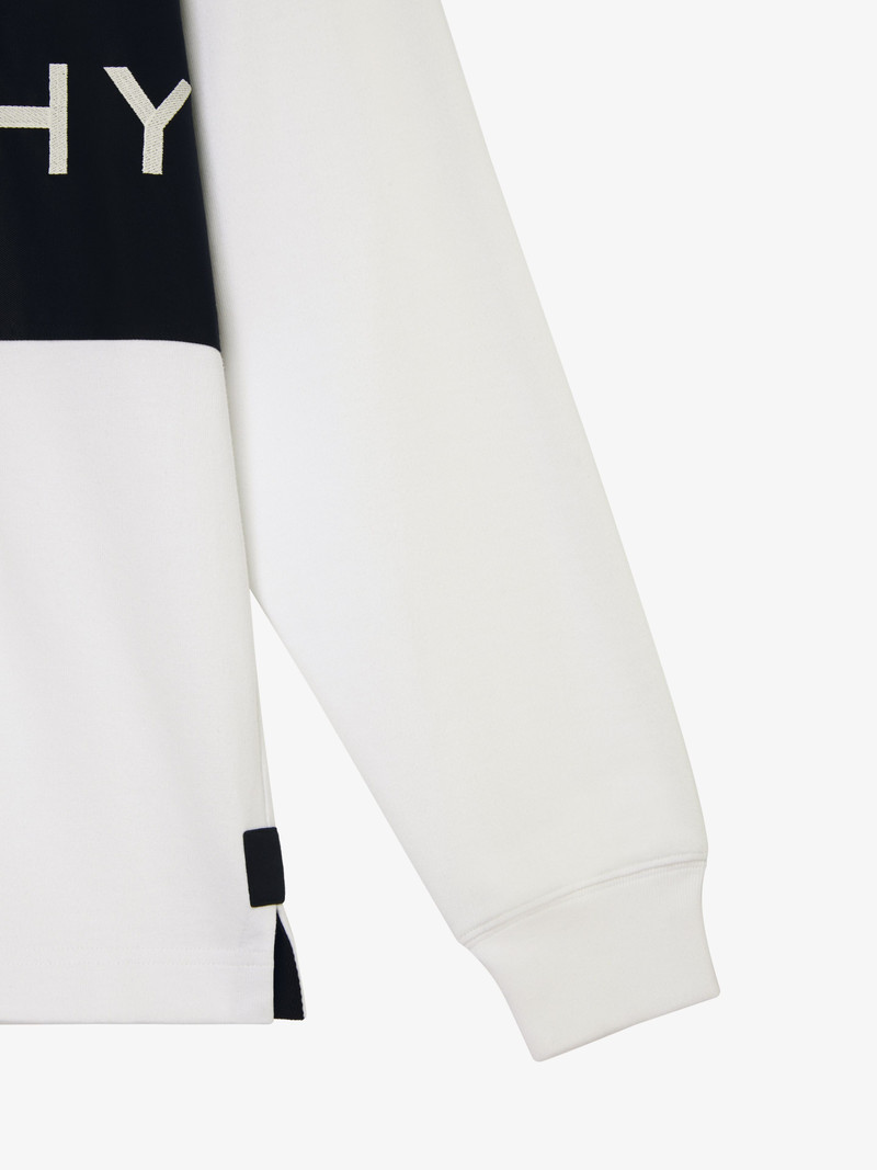 RUGBY POLO SHIRT IN EMBROIDERED JERSEY 6