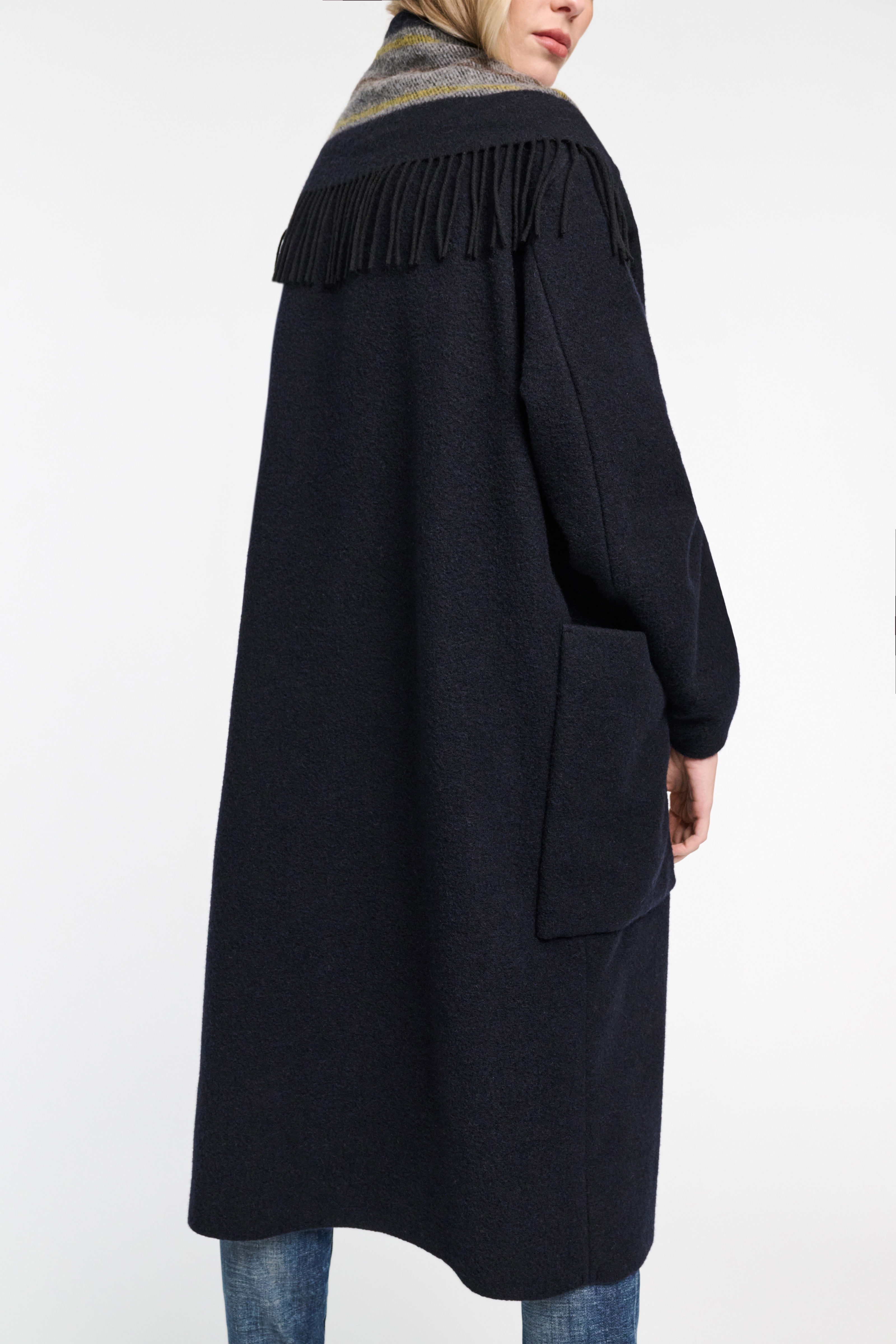 STRIPED COMFORT coat - 5