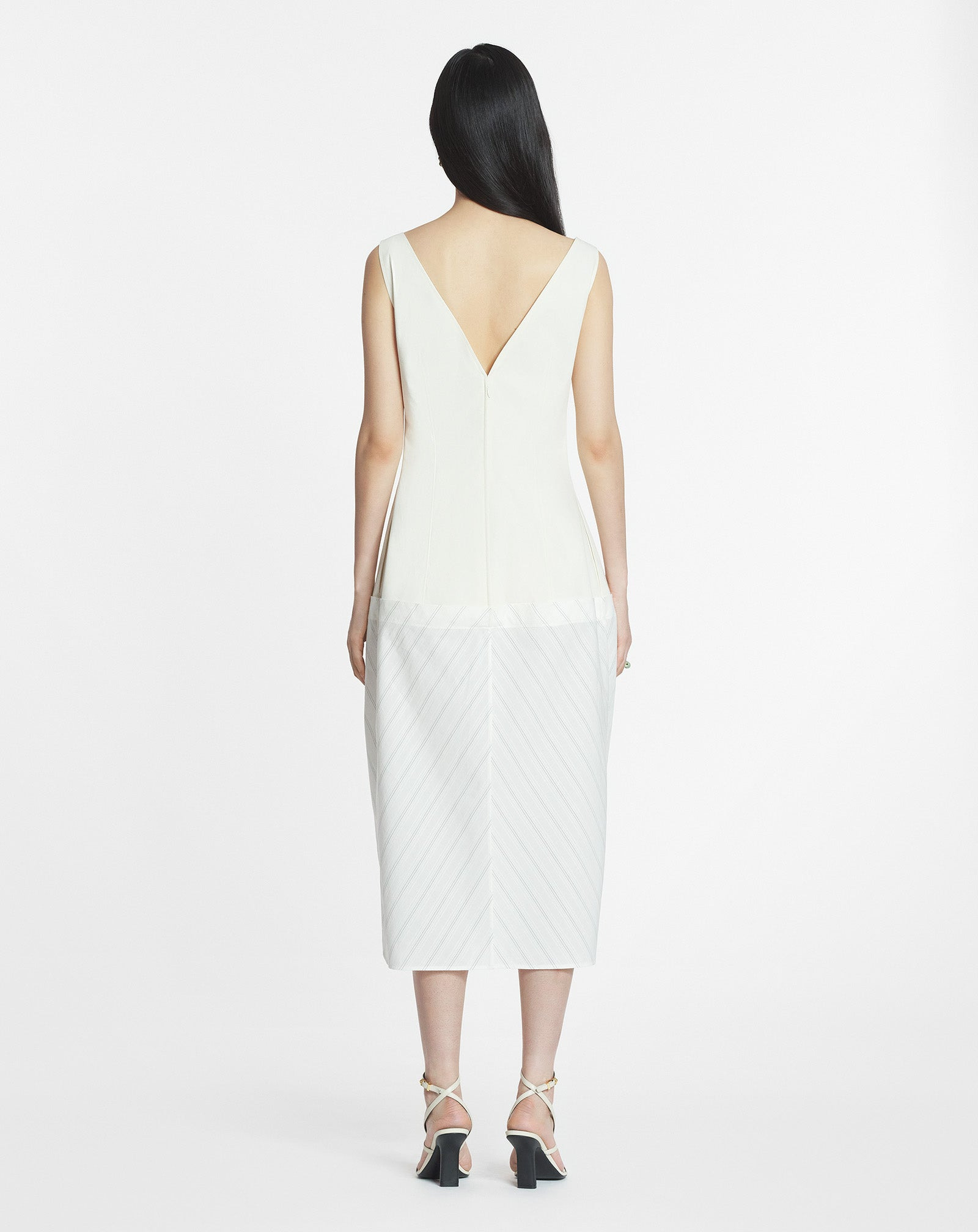 COTTON PEPLUM DRESS - 4