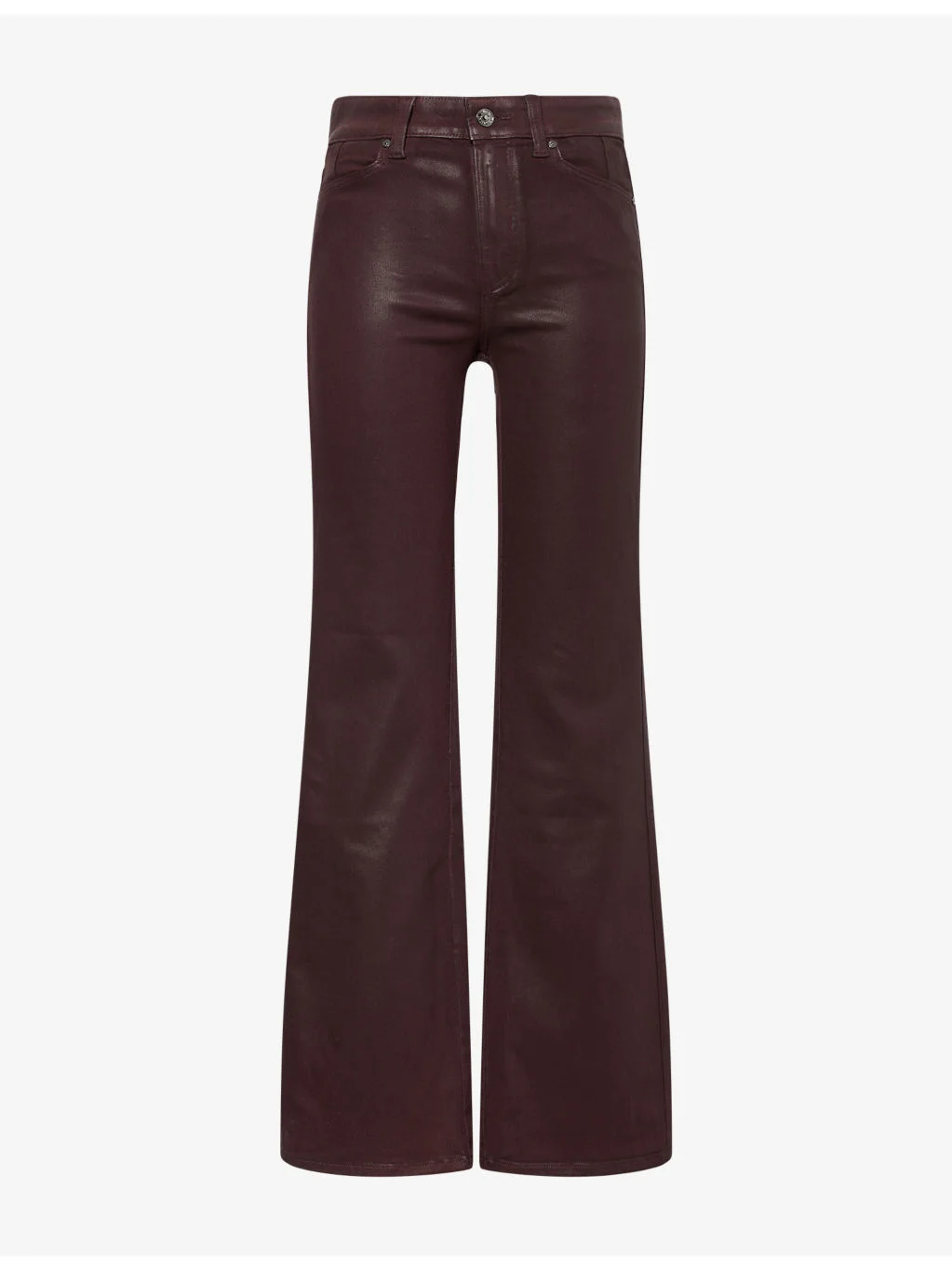 Sofia Flared-Leg Cotton-Blend Jeans - 1