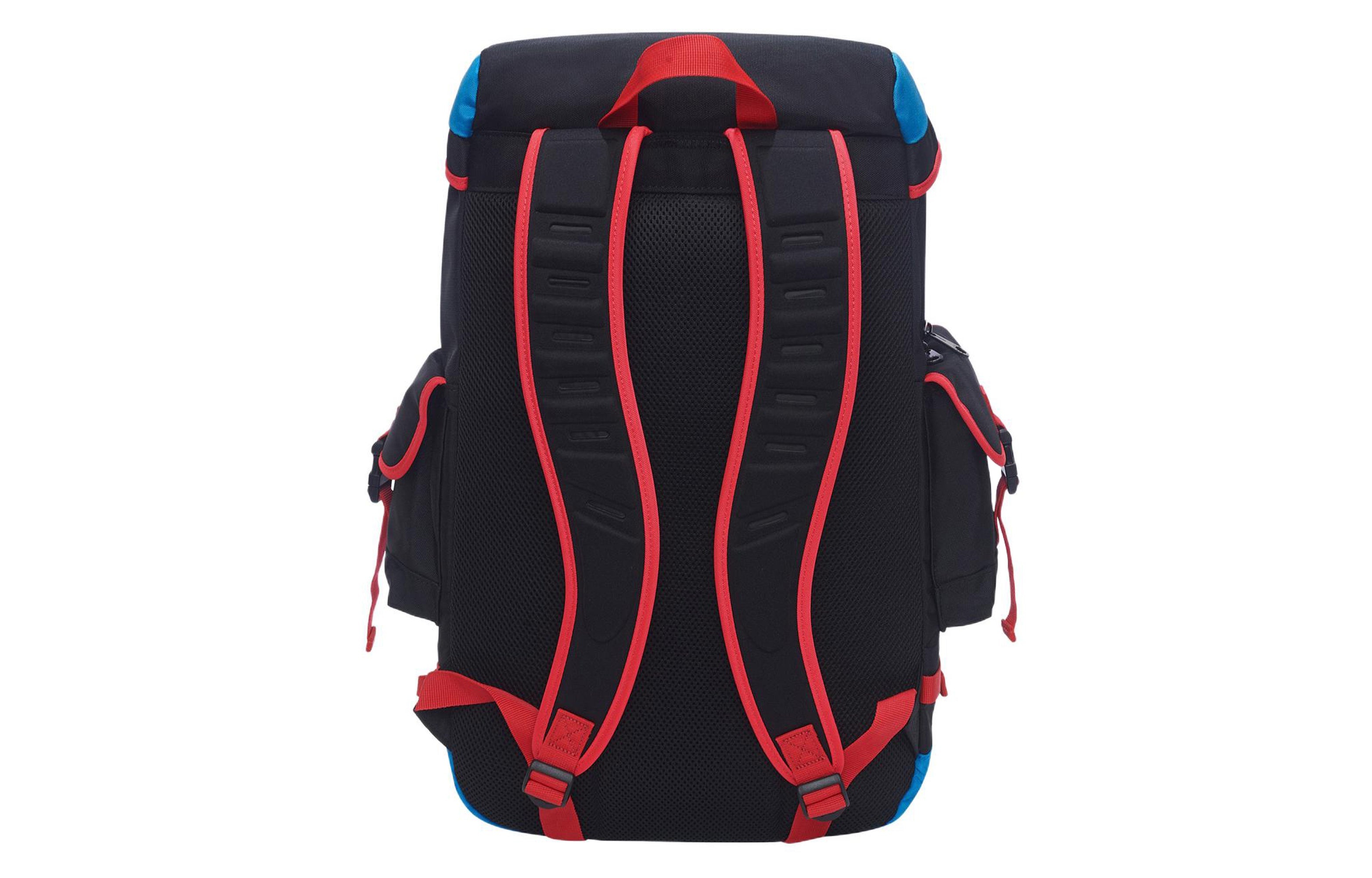 Li-Ning Basketball Outdoor Backpack Large 'Black Blue Red' ABSS315-1 - 3