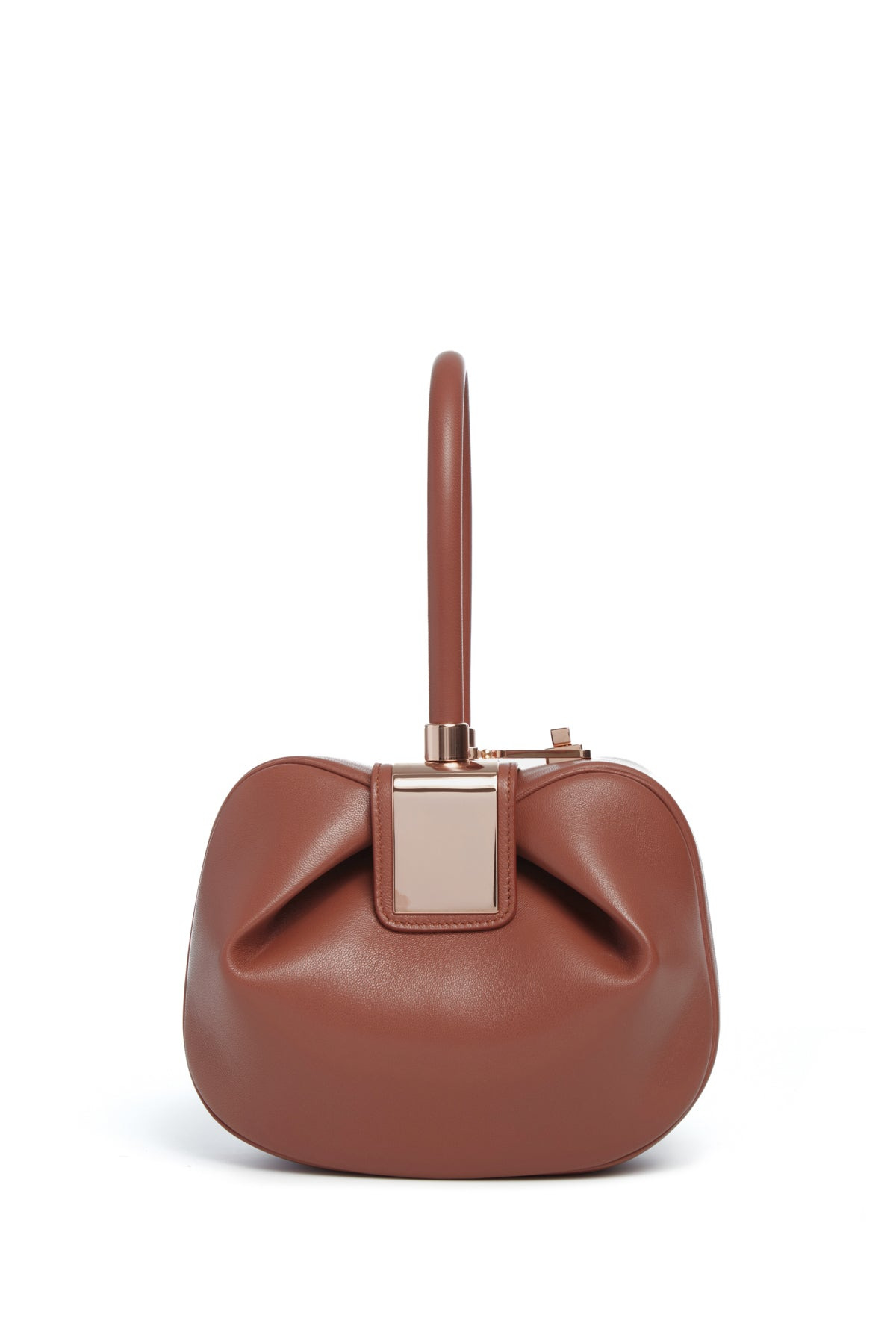 Nina Midas Bag in Cognac Nappa Leather - 2