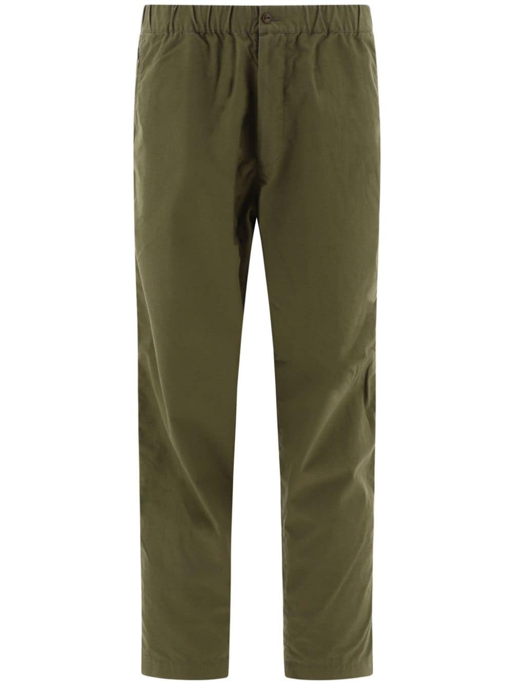 elastic waist tailored trousers - 1