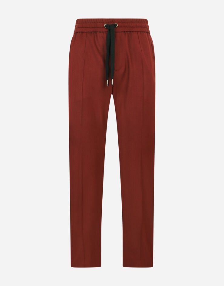 Stretch wool jogging pants - 3