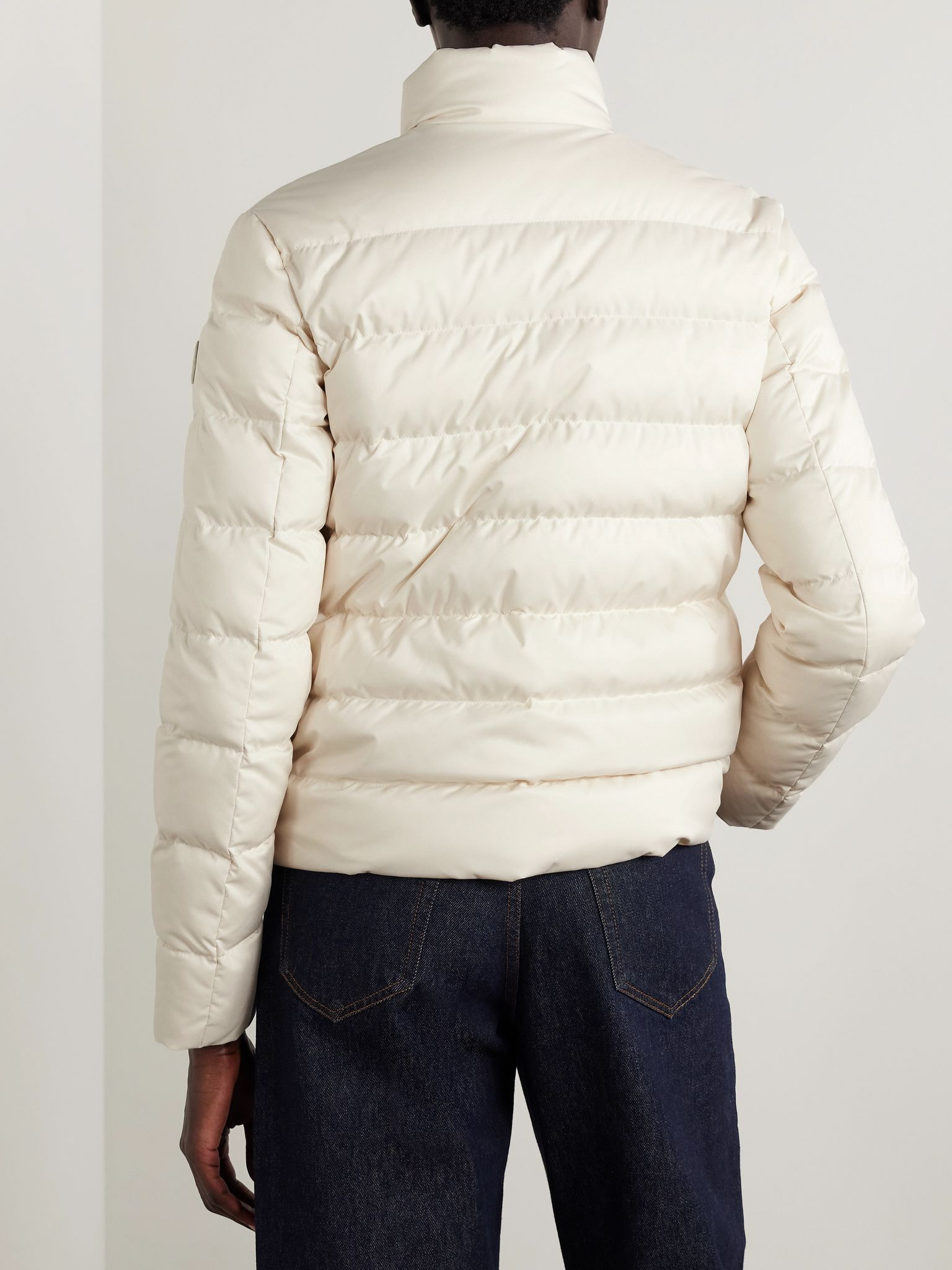 Bessettes quilted shell down jacket Cream - 4