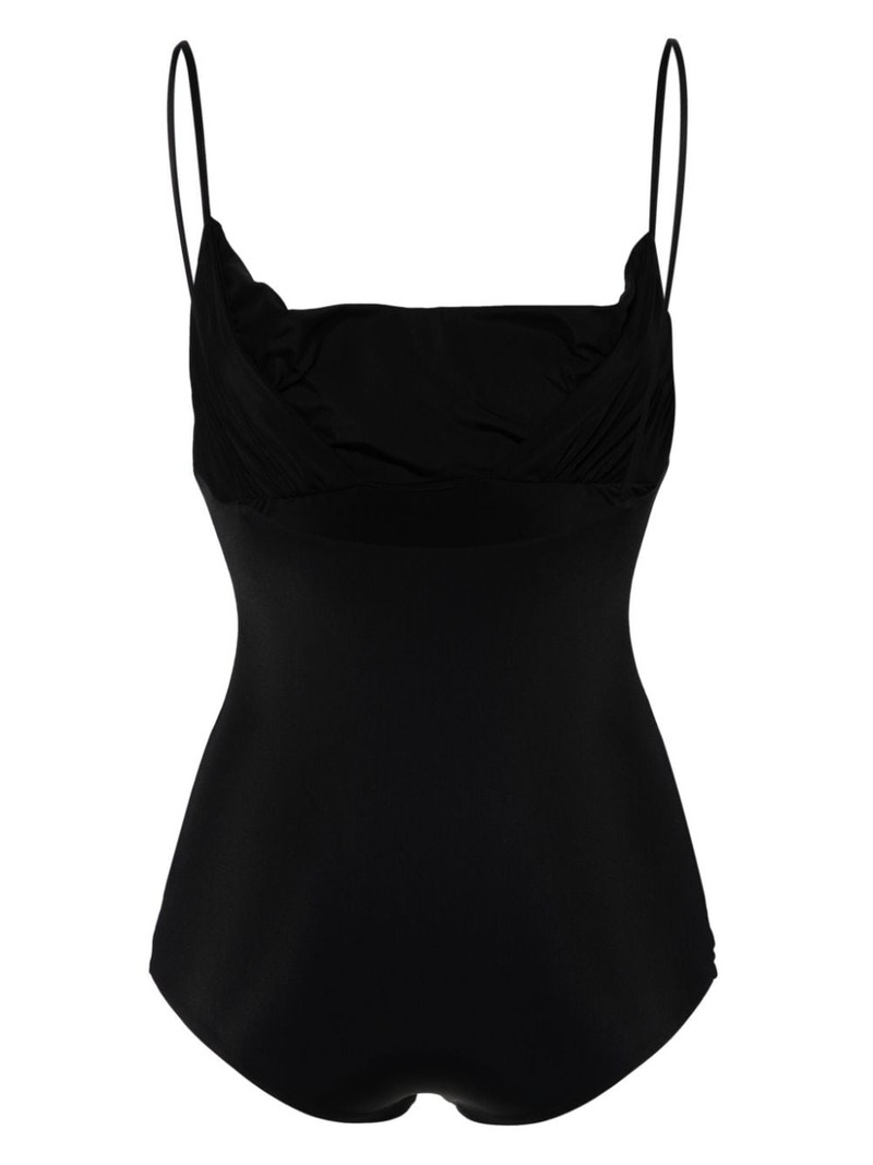 MAGDA BUTRYM draped scoop-neck swimsuit outlook