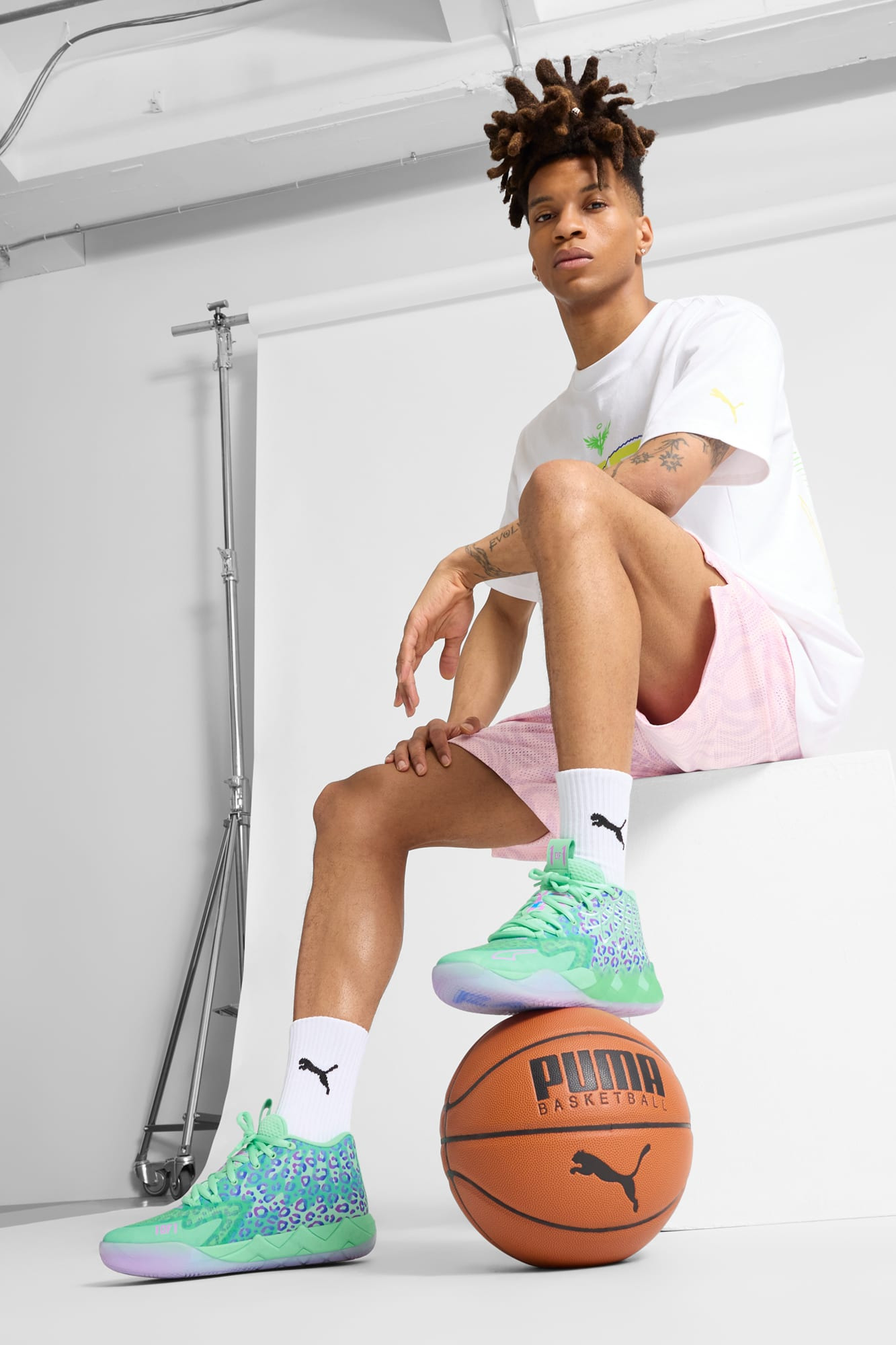 PUMA x LAMELO BALL MB.01 Alien Safari Men's Basketball Shoes - 3
