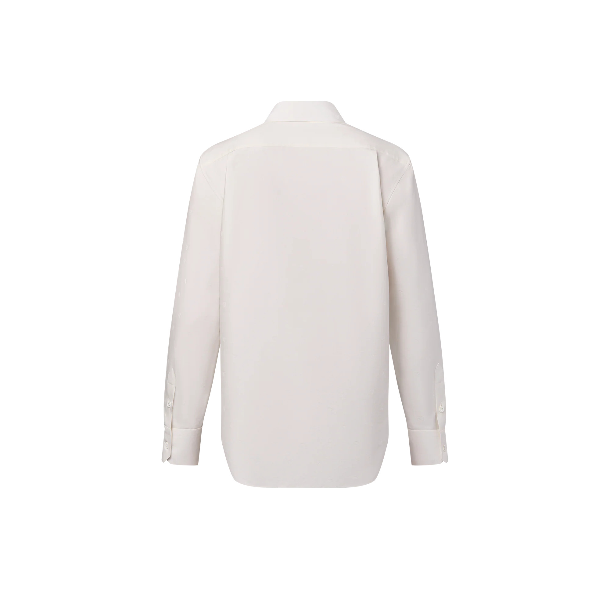 Long-Sleeved Silk And Cotton-Blend Evening Shirt - 4