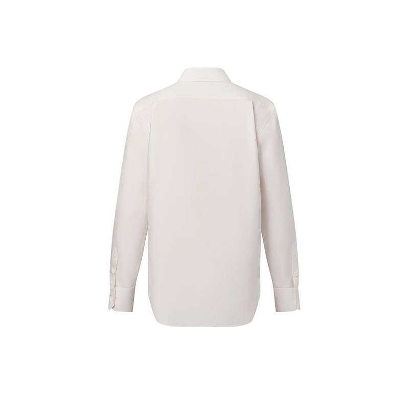 Long-Sleeved Silk And Cotton-Blend Evening Shirt 4