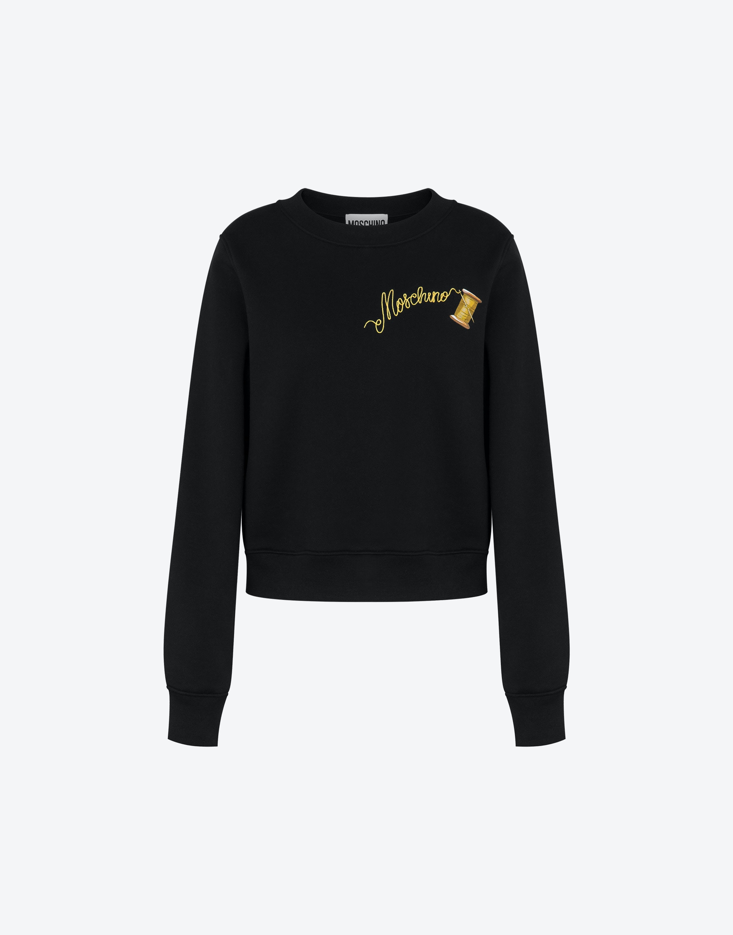 SARTORIAL LOGO EMBROIDERY ORGANIC COTTON SWEATSHIRT - 1