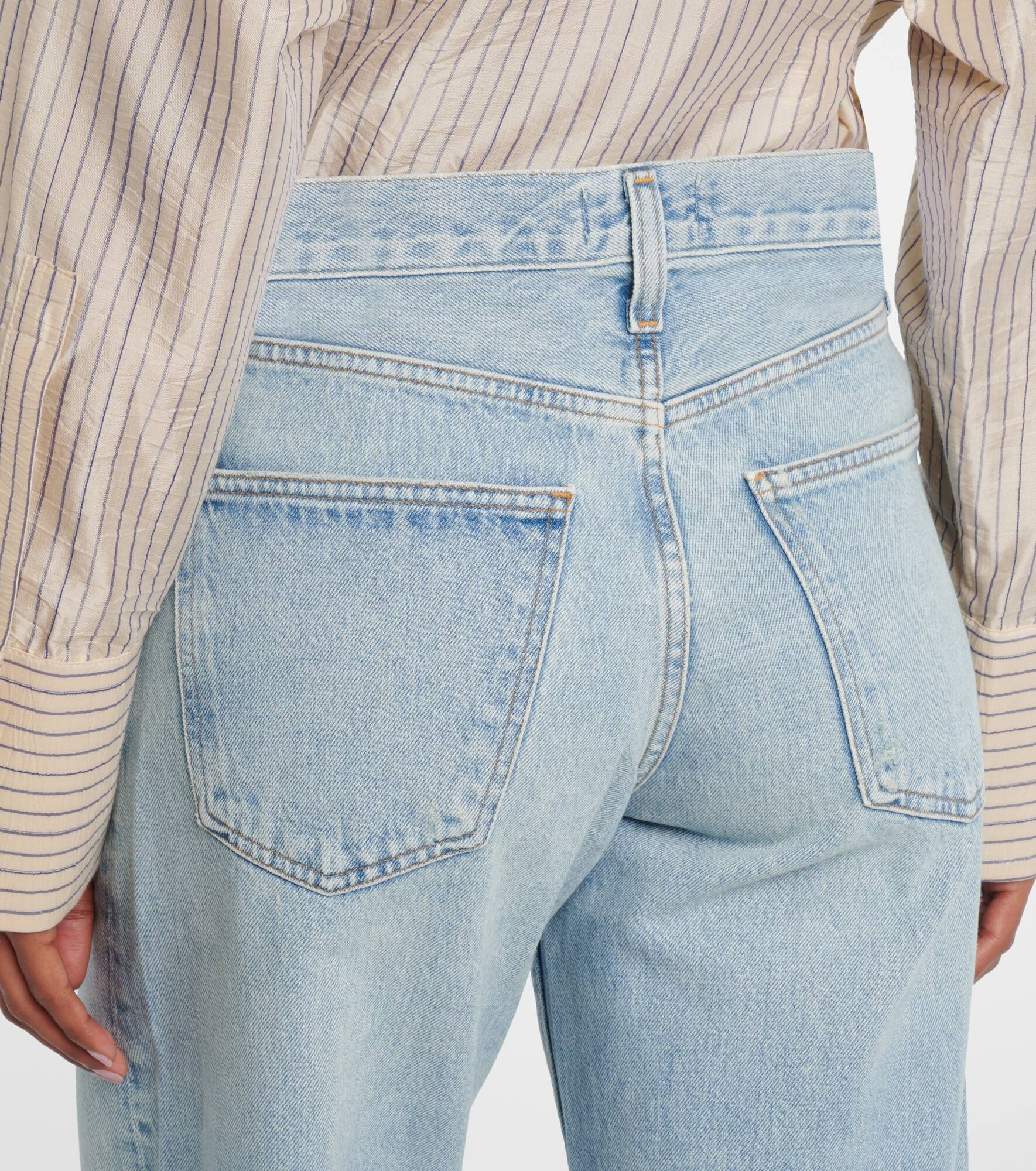 Arc cropped mid-rise wide-leg jeans - 6