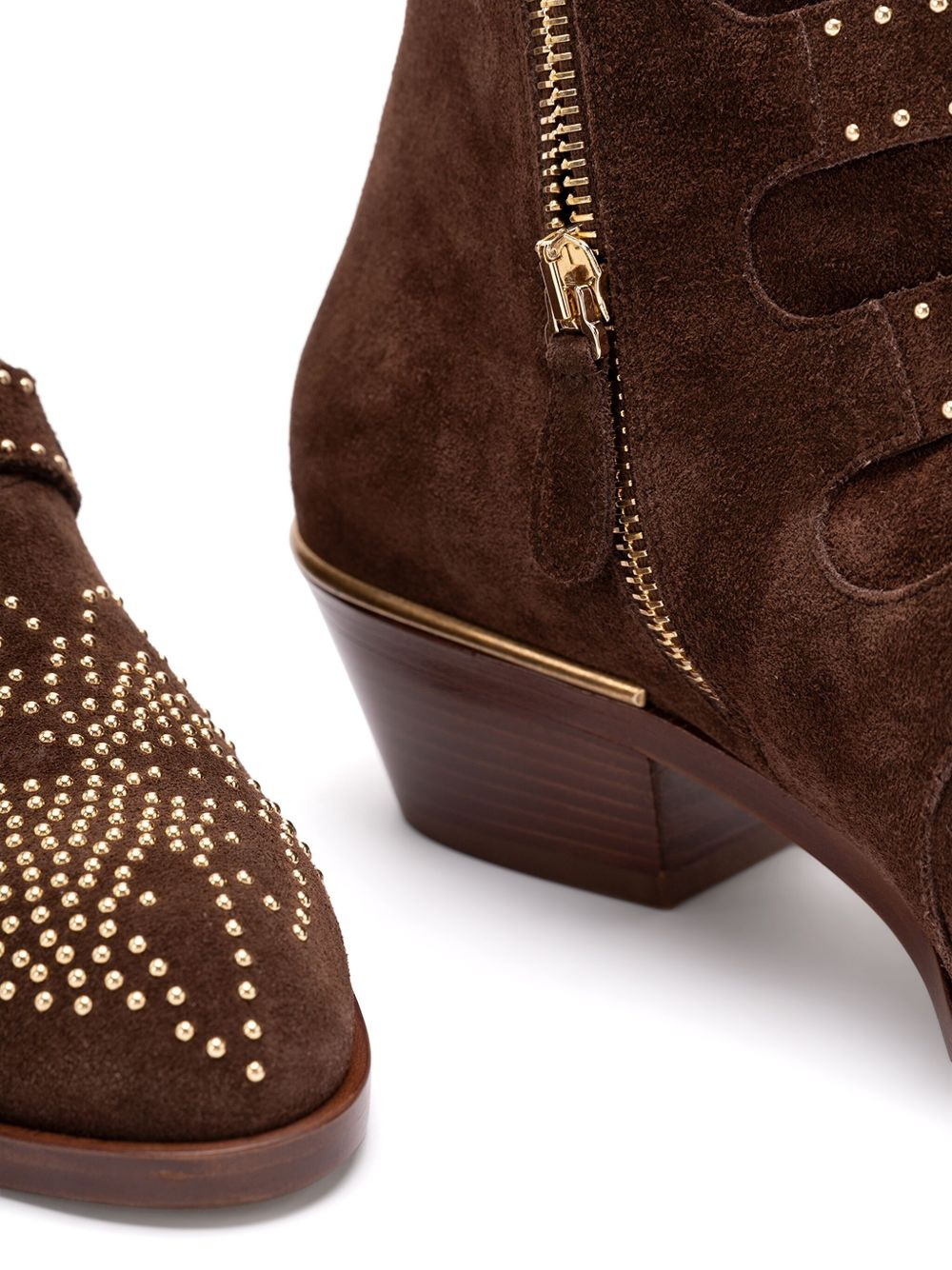30mm Susanna studded buckle ankle boots - 5