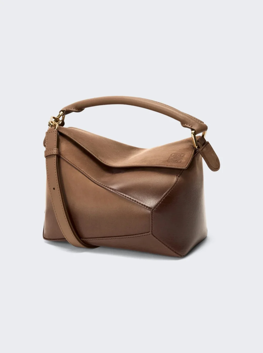 Puzzle Edge Small Bag Mocha - 1