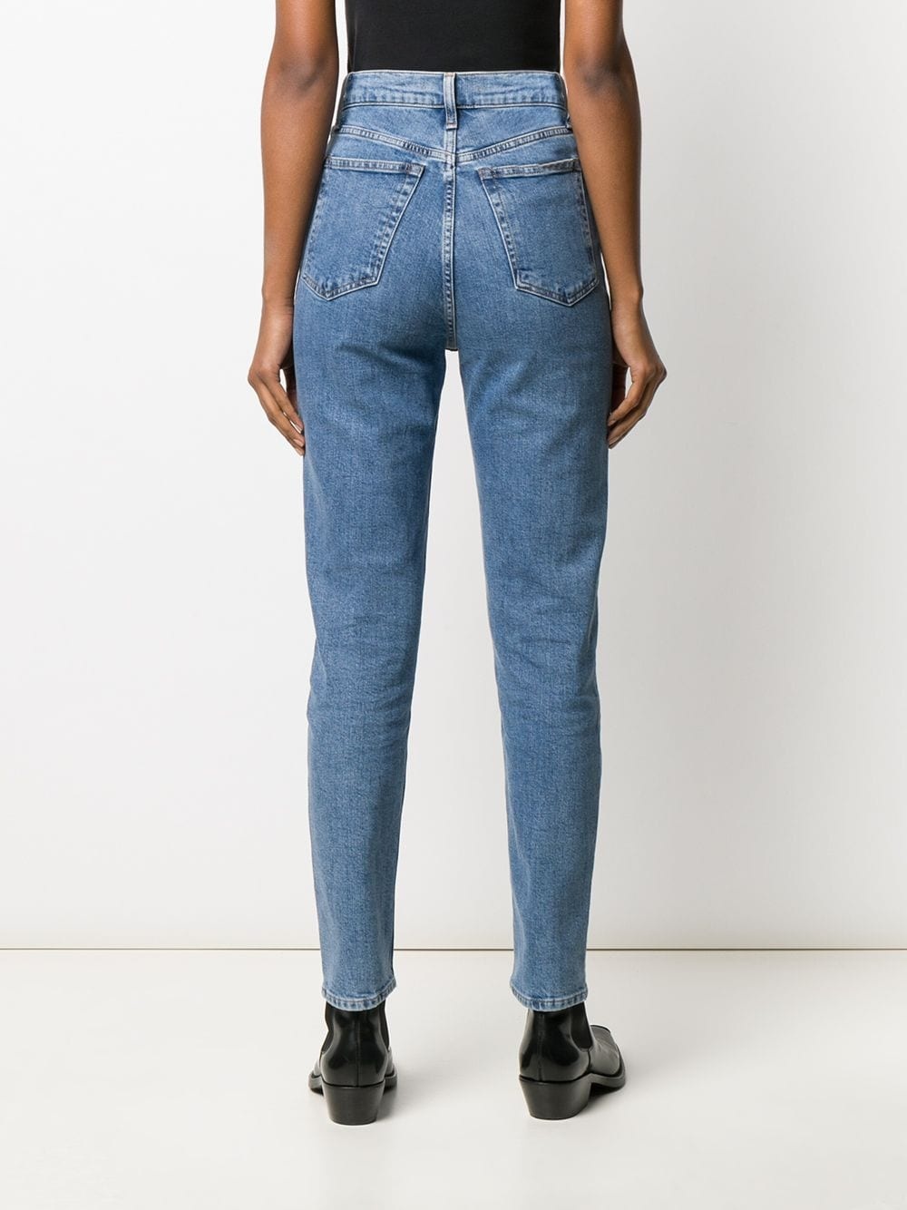 high-rise tapered jeans - 4