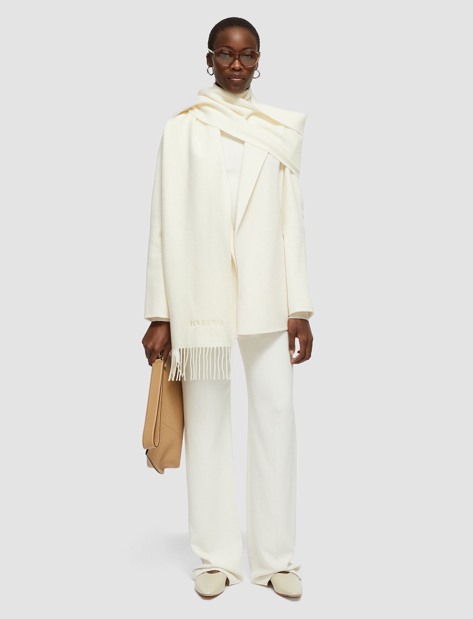 Wool Cashmere Blend Alice Scarf - 1