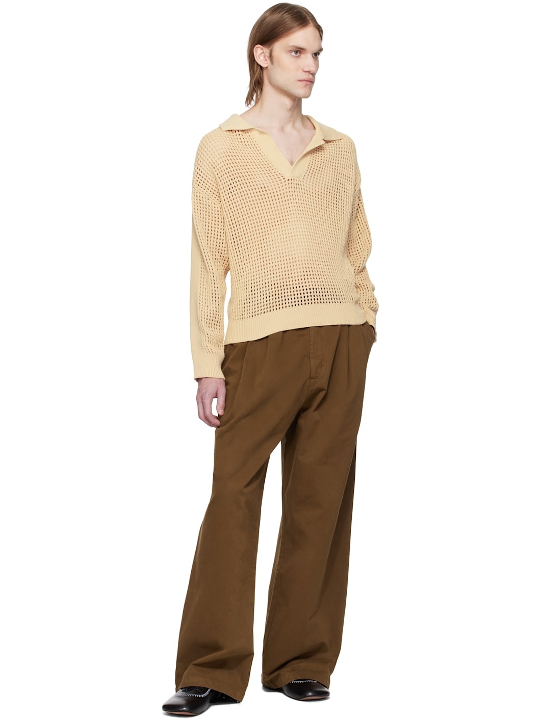 Brown Chico Elasticated Trousers - 4