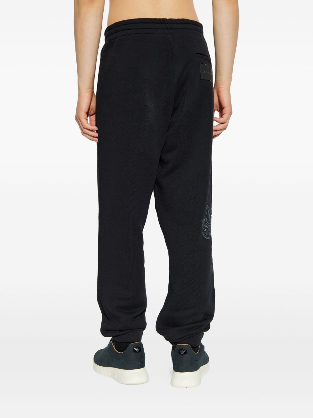 floral-print track pants - 4