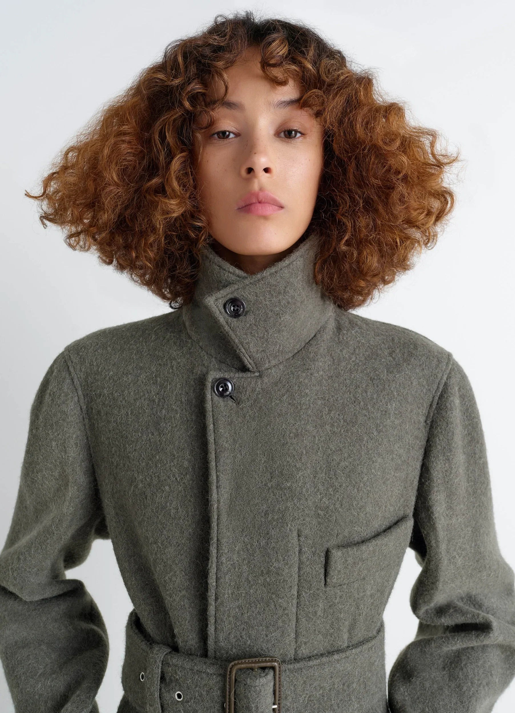 BELTED TAILORED COAT - 6