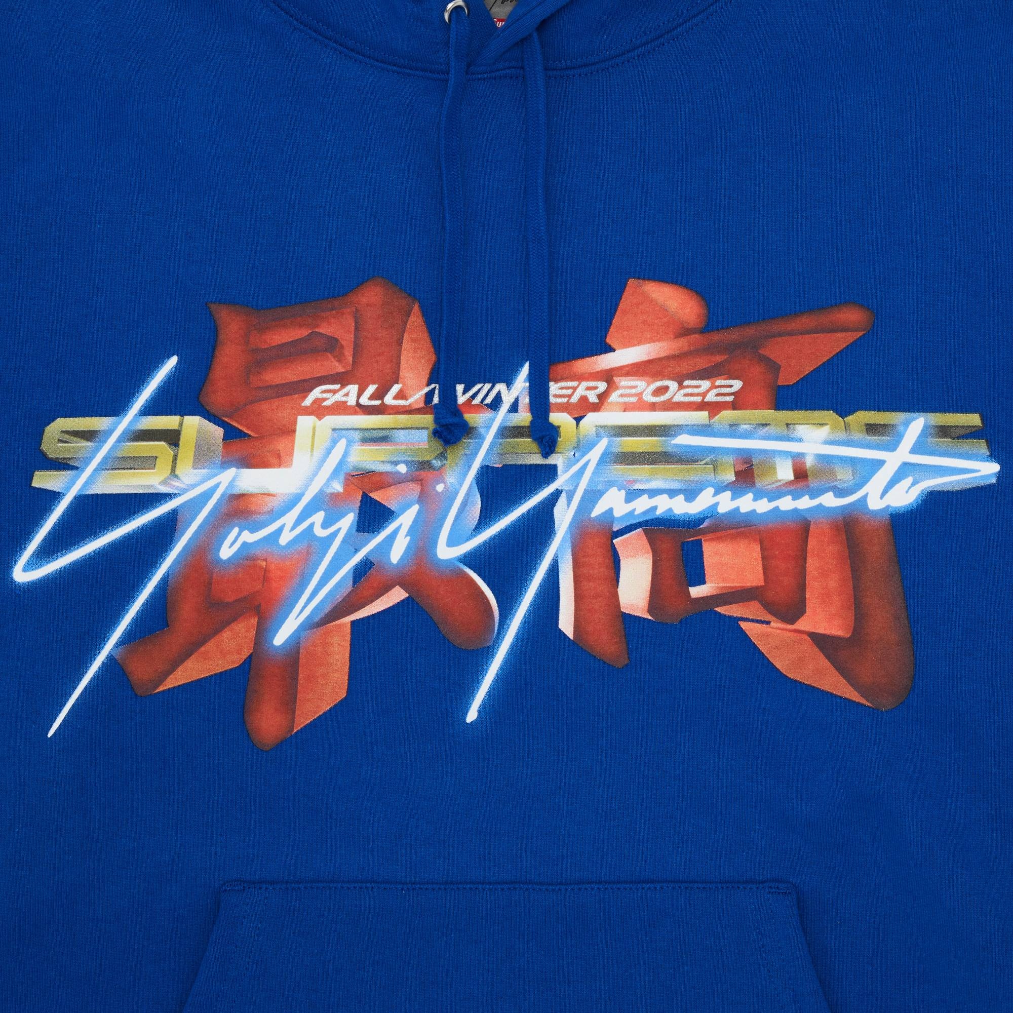 Supreme x Yohji Yamamoto x TEKKEN Hooded Sweatshirt 'Royal' - 3