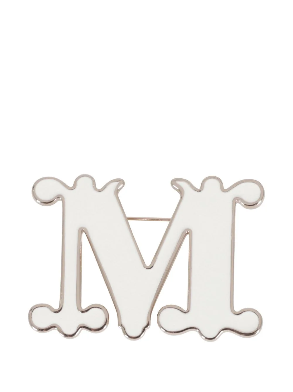 letter-design brooch - 1