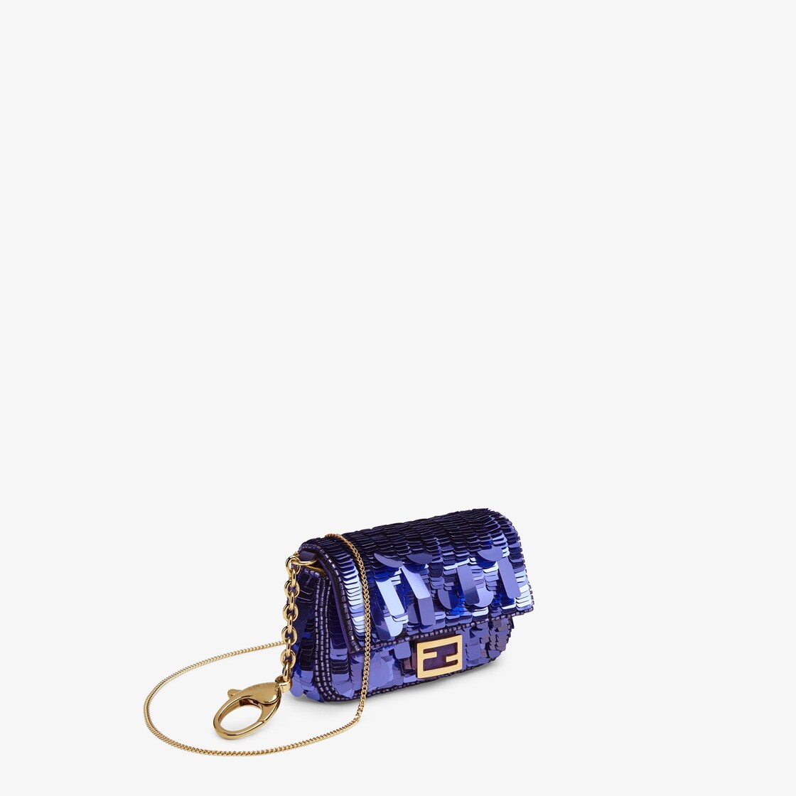 Purple sequin charm - 2