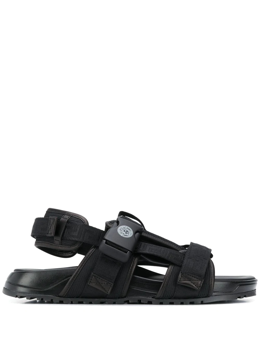 logo-strap sandals - 1