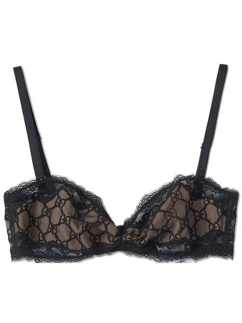 GG embroidered tulle bra 1