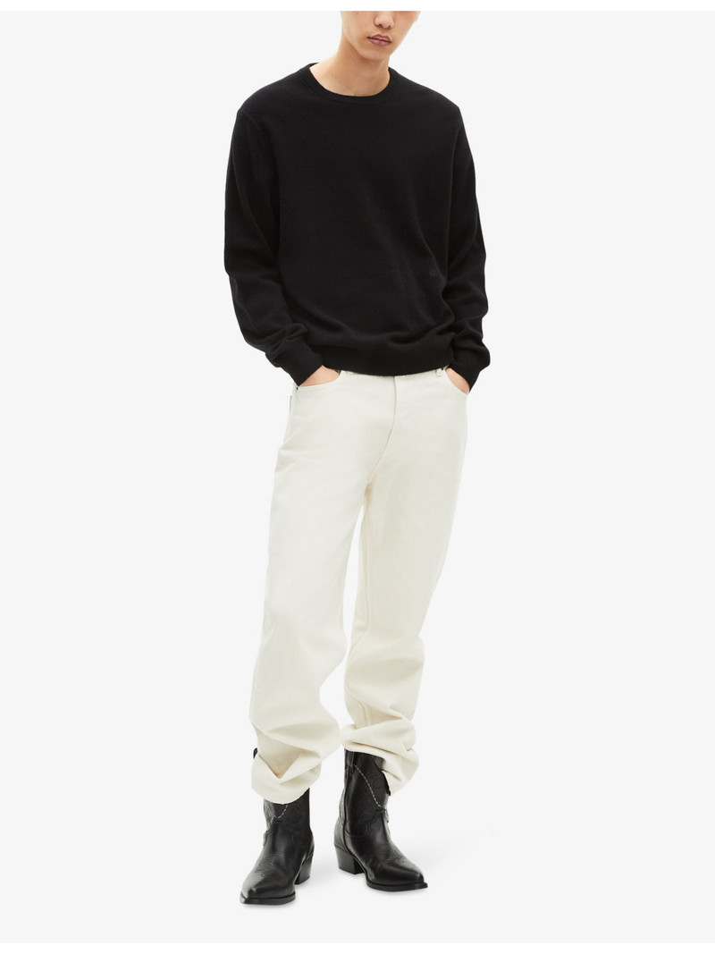 The Kooples Crewneck Relaxed-Fit Stretch Cashmere-Blend Jumper outlook