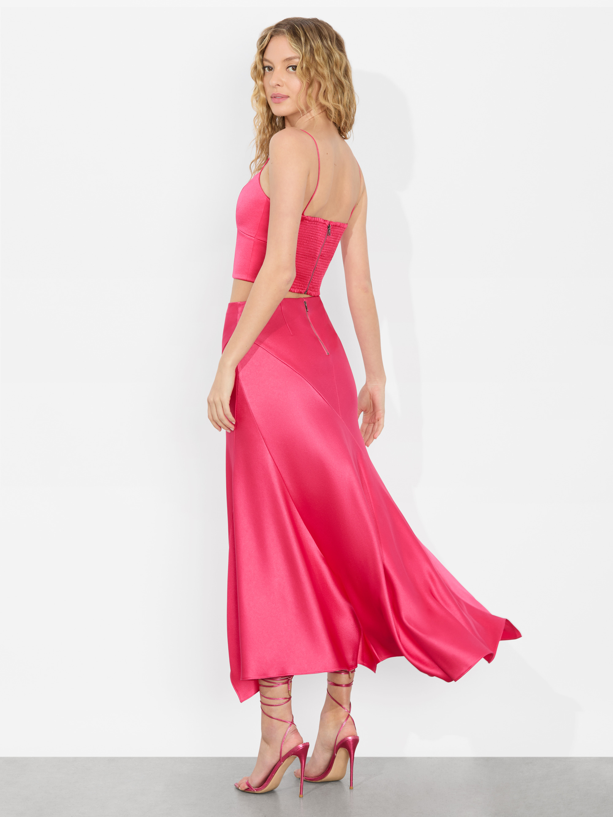 ROSA MIDI SLIP SKIRT - 4