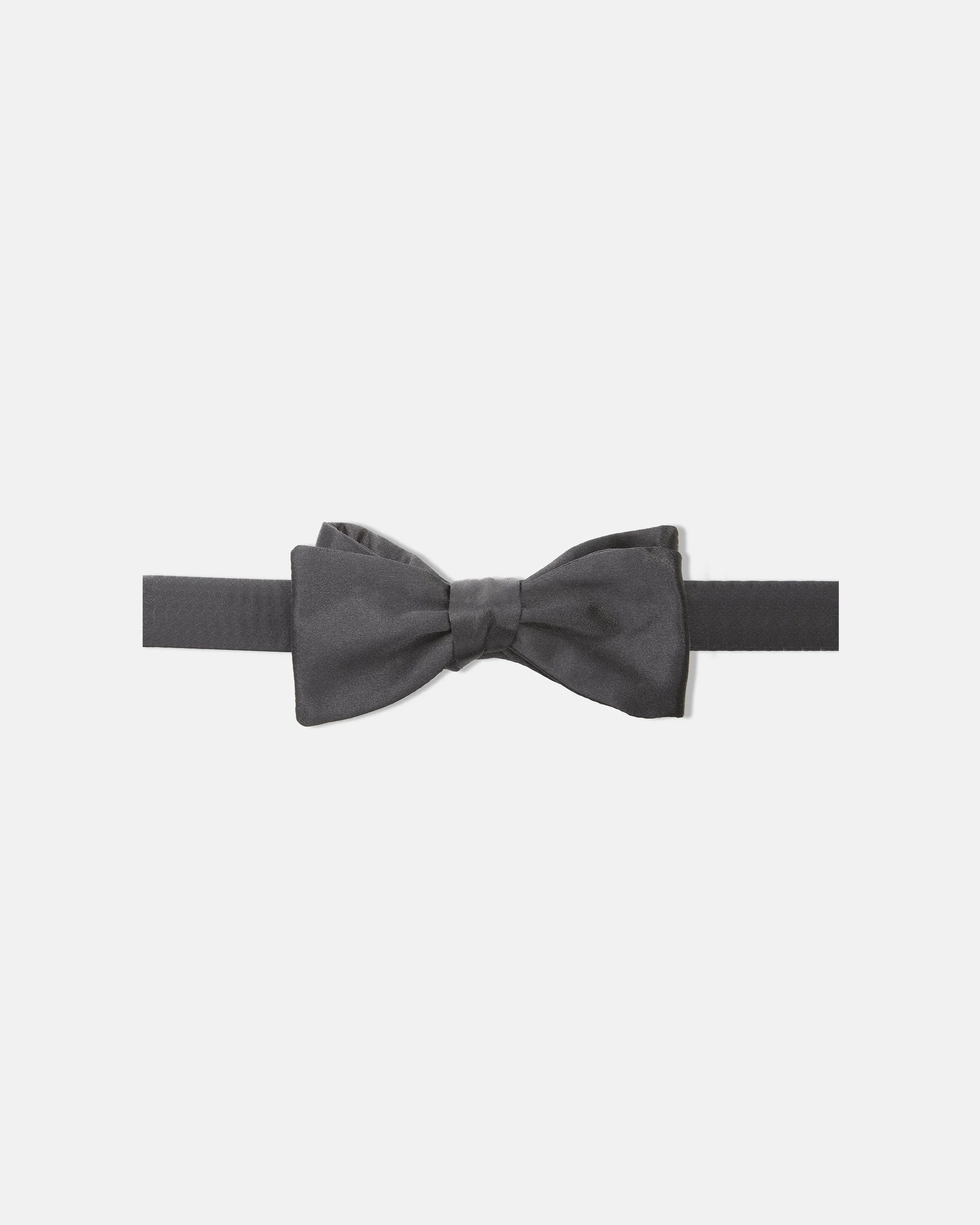 MADE-IN-ENGLAND SATIN SELF-TIE FORMAL BOW TIE - 1