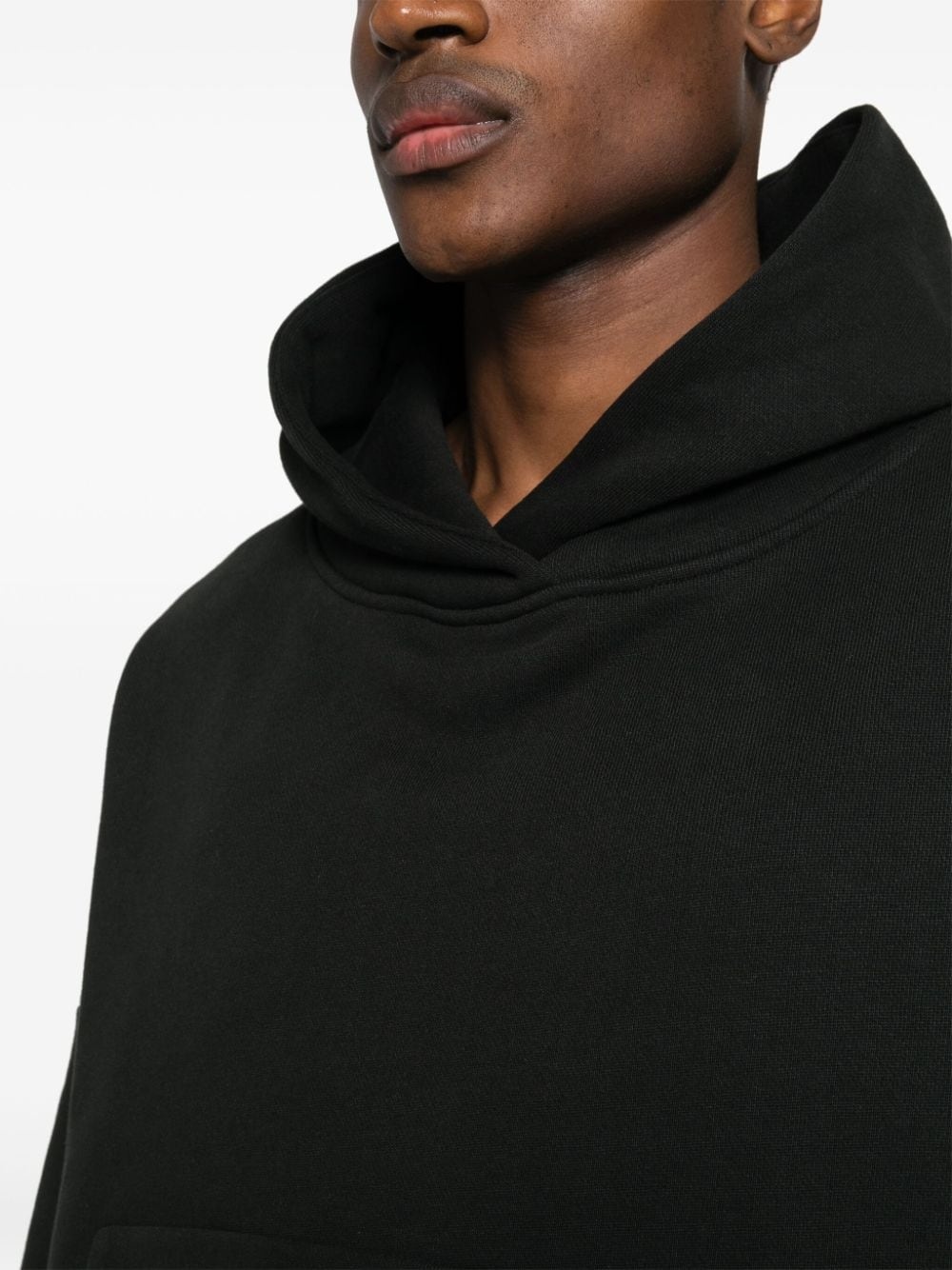 drop-shoulder cotton hoodie - 6