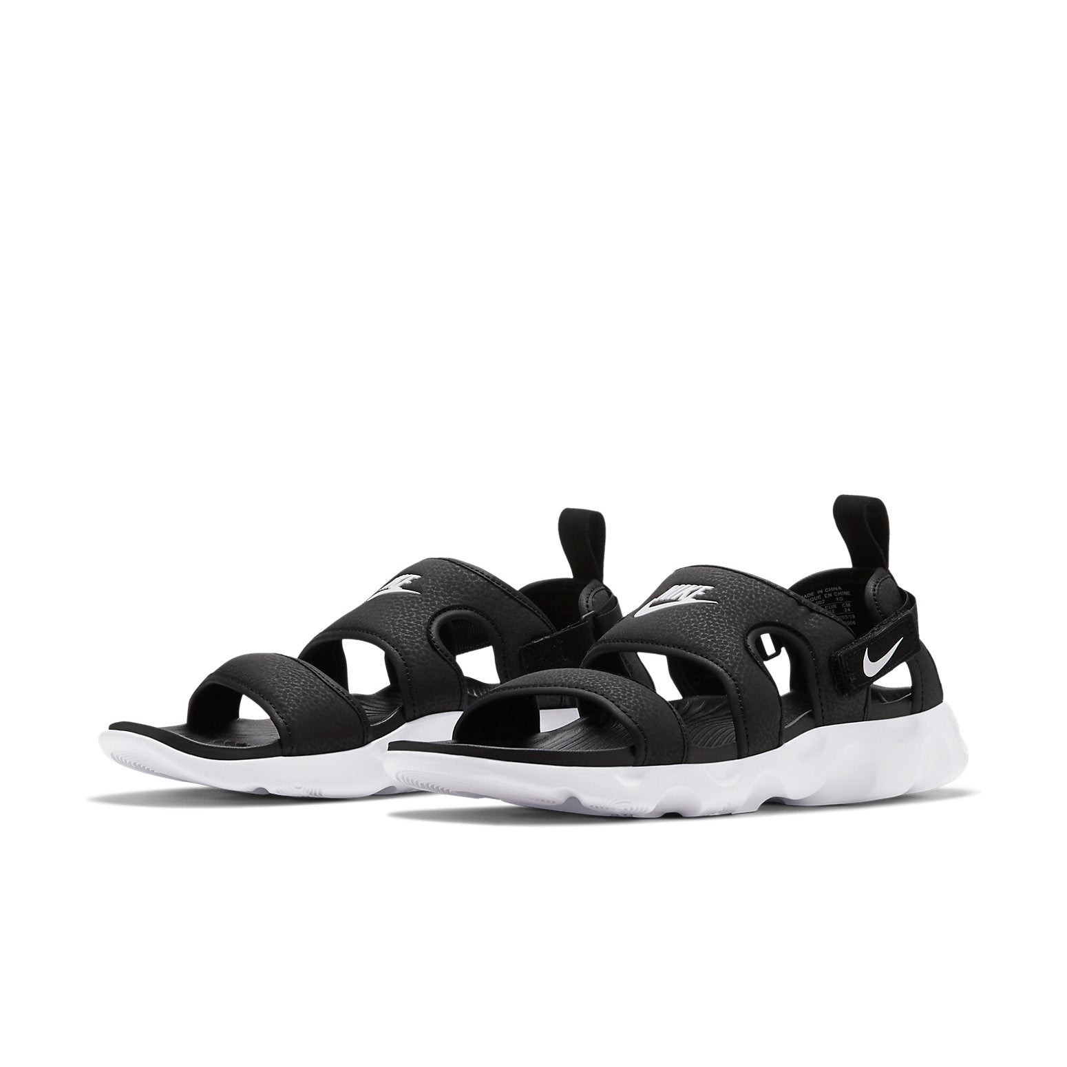 (WMNS) Nike Owaysis Sandal 'Black White' CK9283-002 - 3