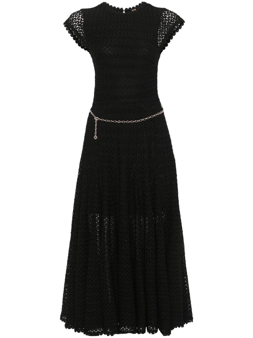 lace midi dress - 1