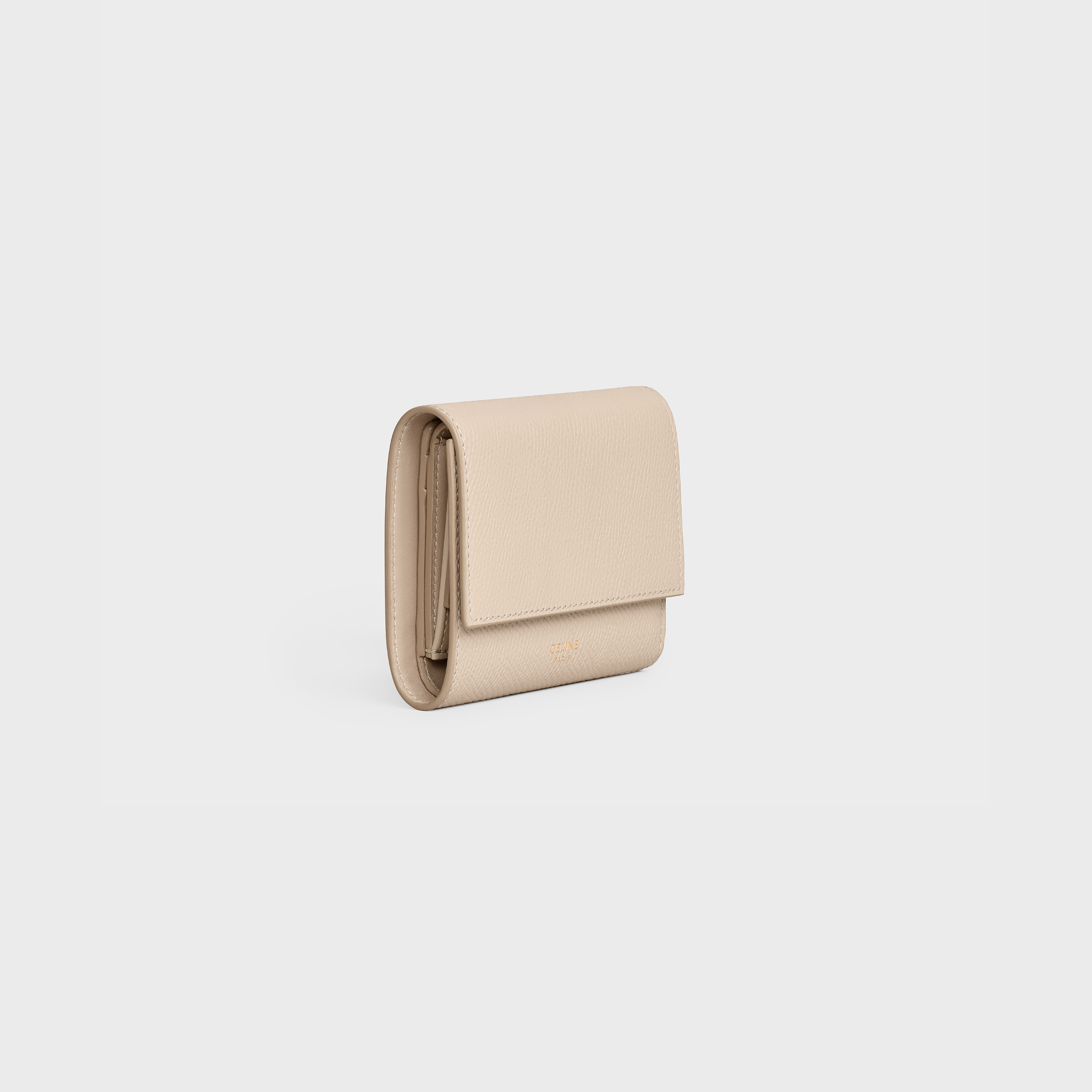 Small trifold wallet in Grained calfskin - 2