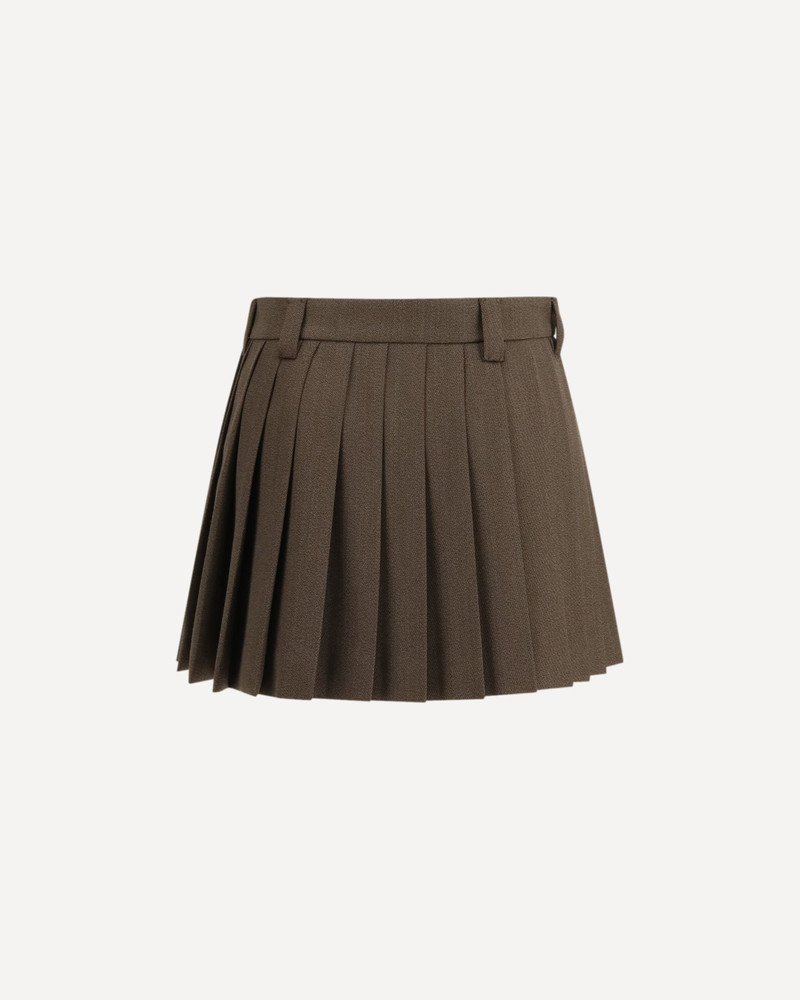 Miu Miu Pleated Miniskirt outlook