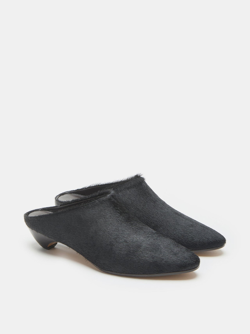 LE MONDE BÉRYL Allegra Mule / Black Calf Hair outlook