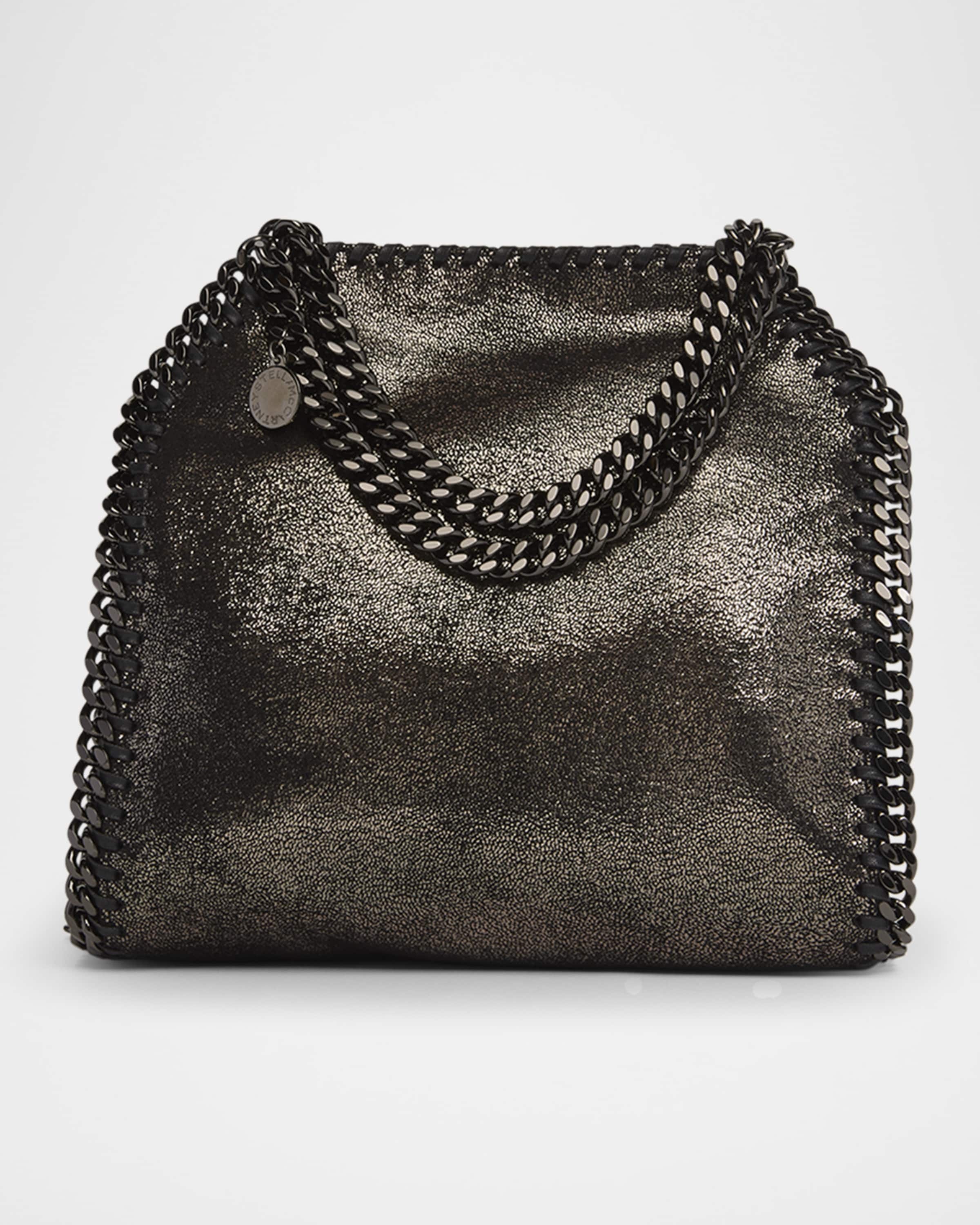 トートバッグ Stella McCartney FALABELLA TINY BAG ECO SHINY DOTTED CHAM stella mccartney crossbody womanfalabella tiny bag eco shiny