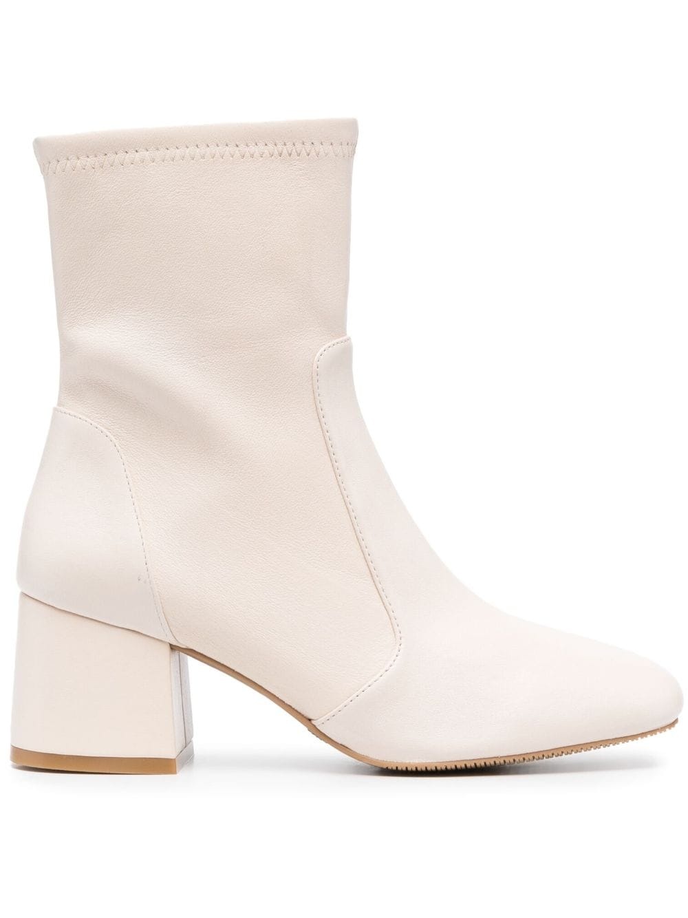 Flareblock 60mm leather ankle boots - 1