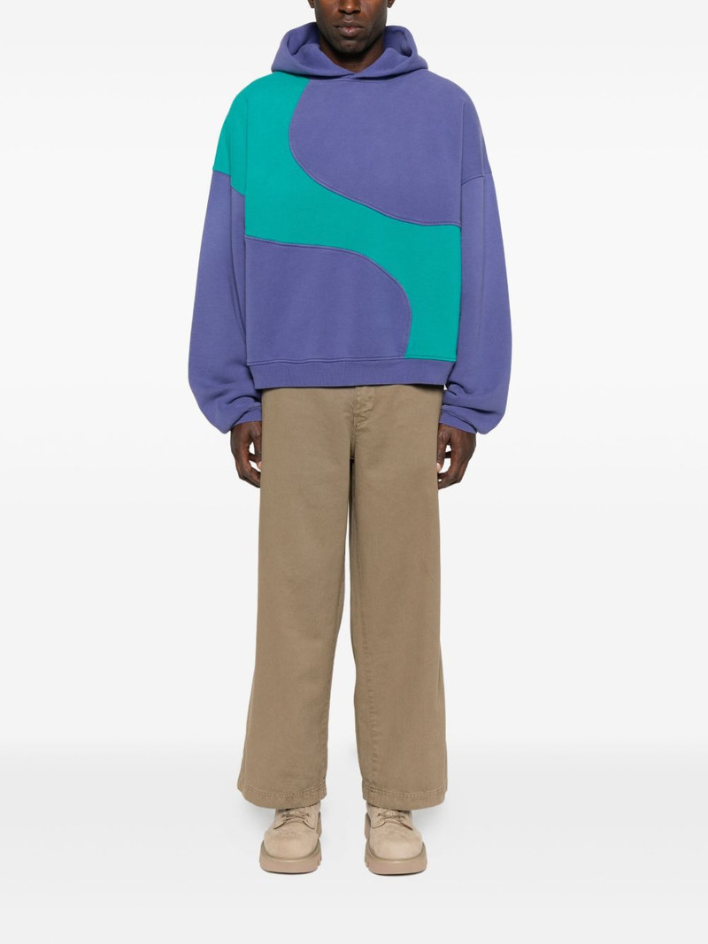 ERL two-tone hoodie outlook