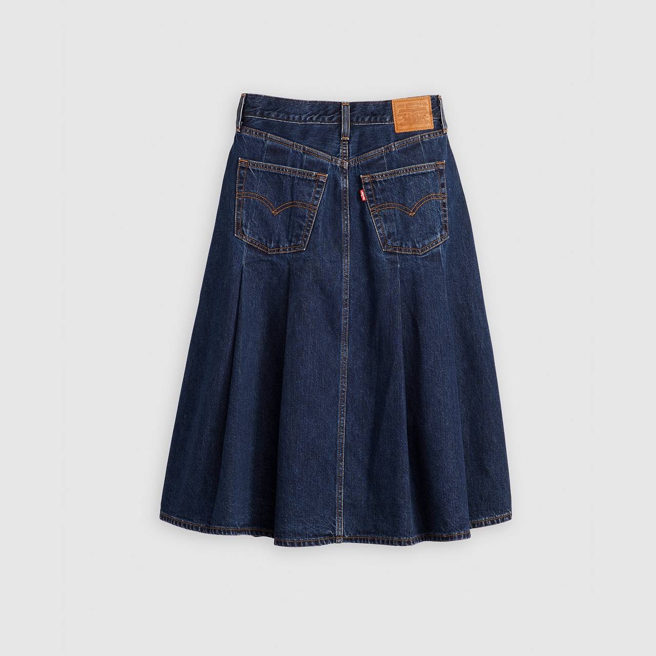 PLEATED MIDI SKIRT - 7