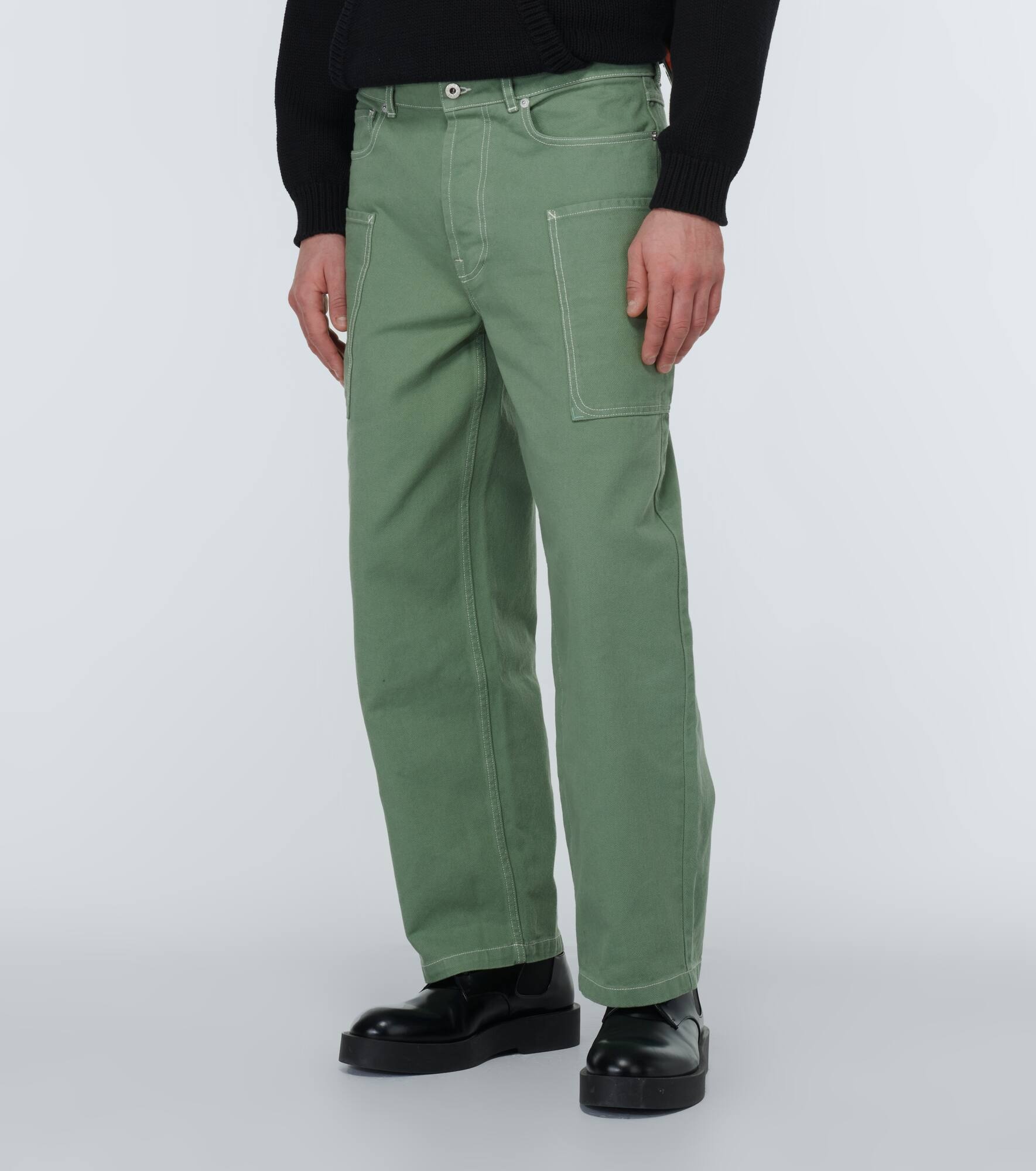 Low-rise wide-leg jeans - 3