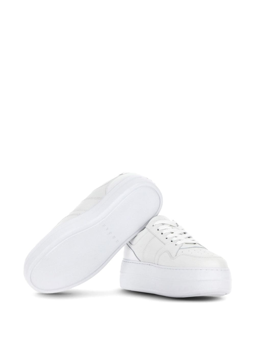 H670 flatform leather sneakers - 4
