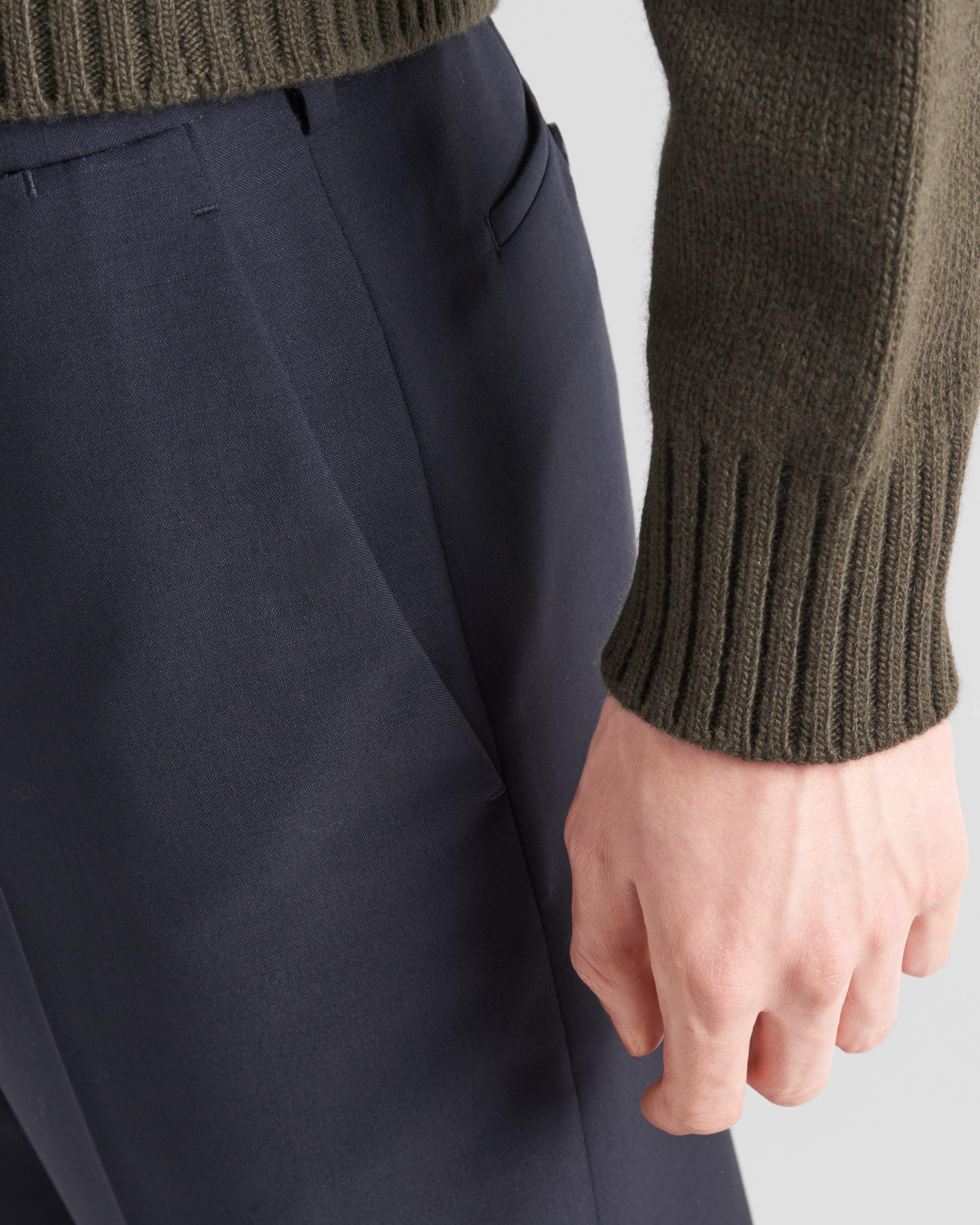 Wool and mohair pants - 4
