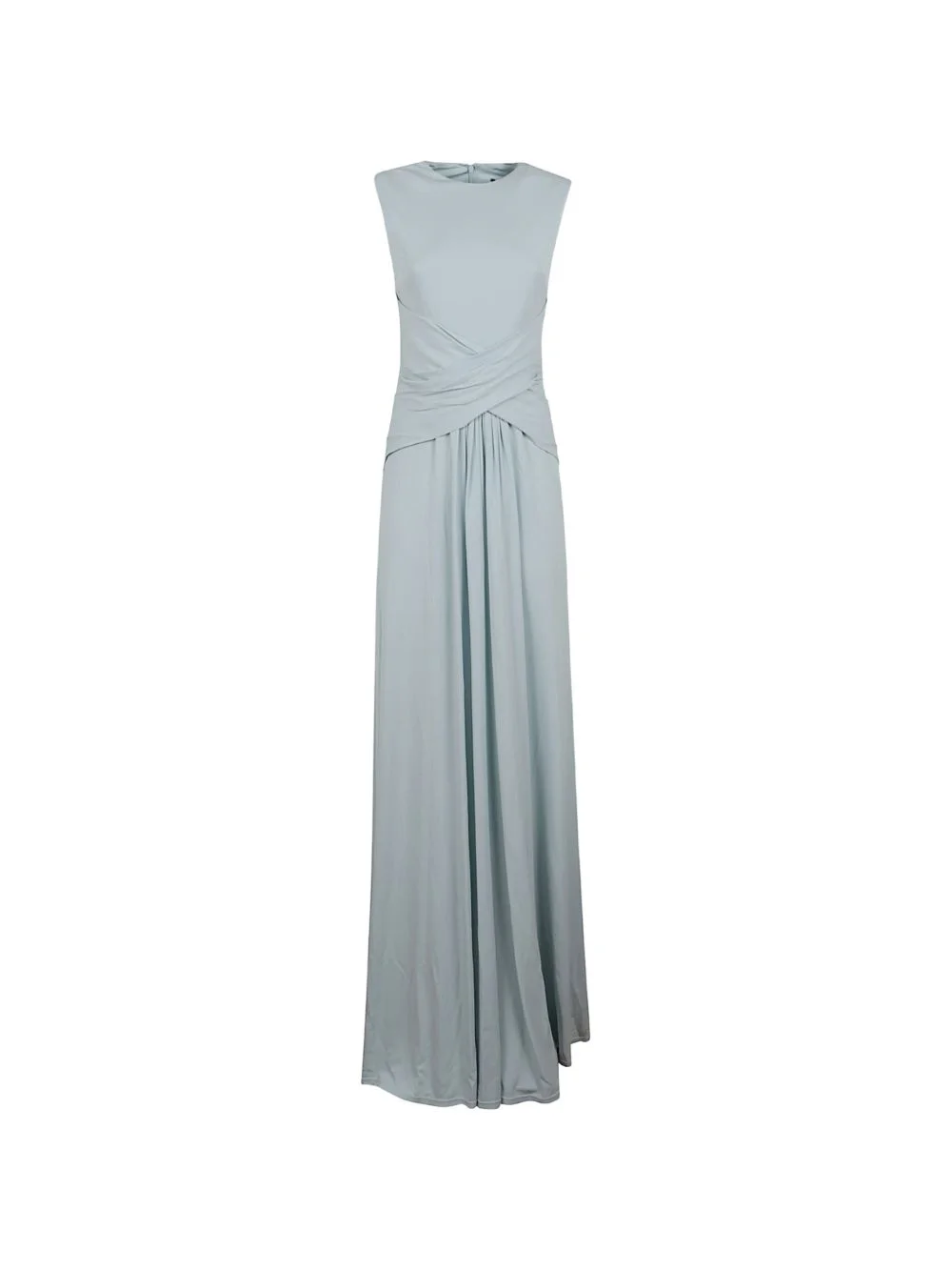 draped sleeveless dress - 1
