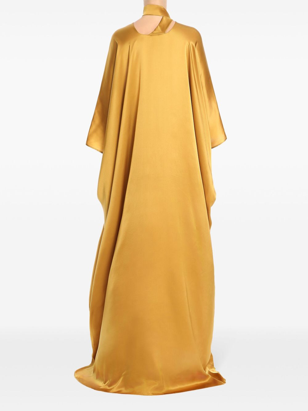 New Age silk kaftan dress - 4