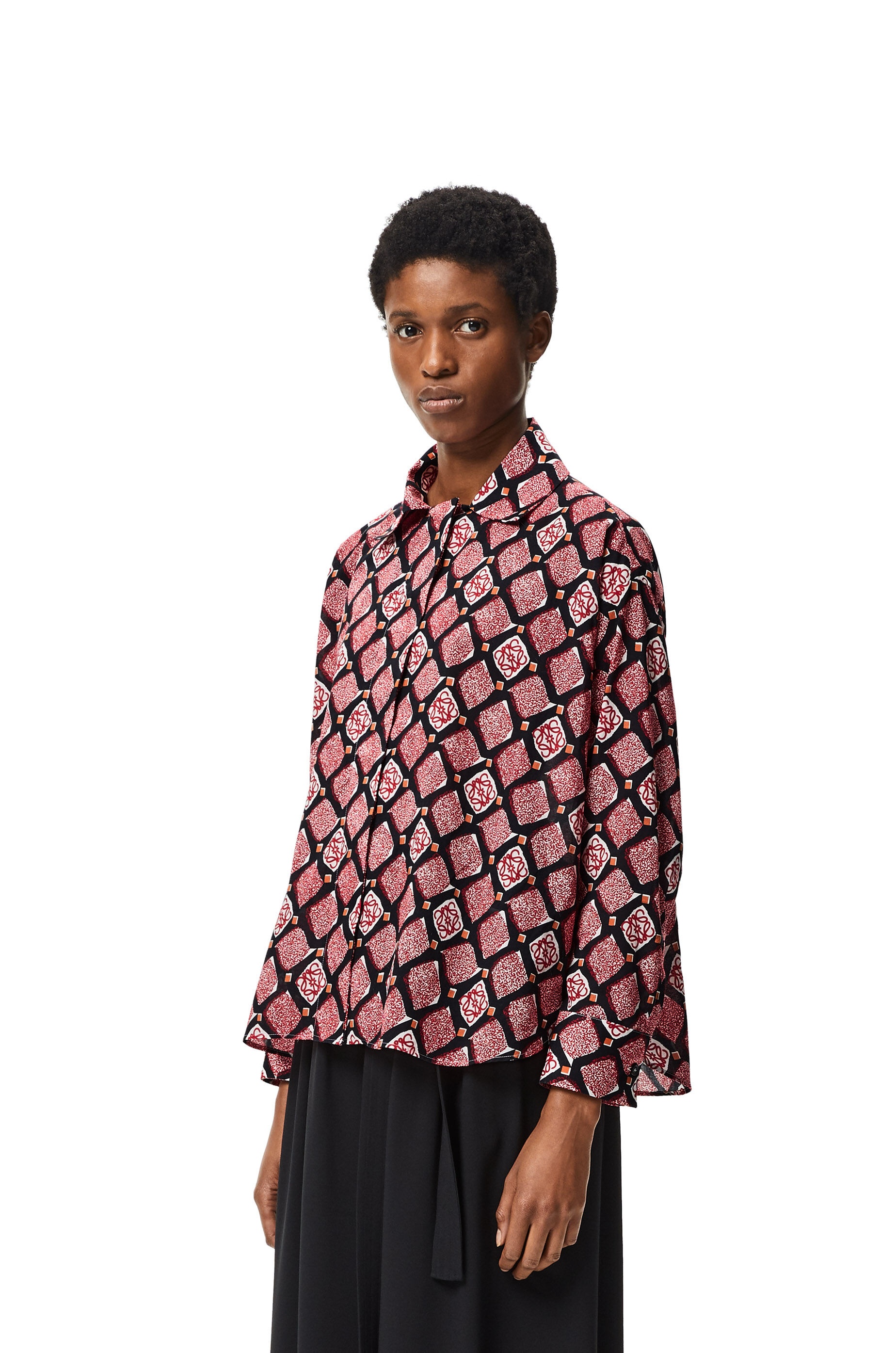 Anagram pyjama blouse in printed cotton - 3